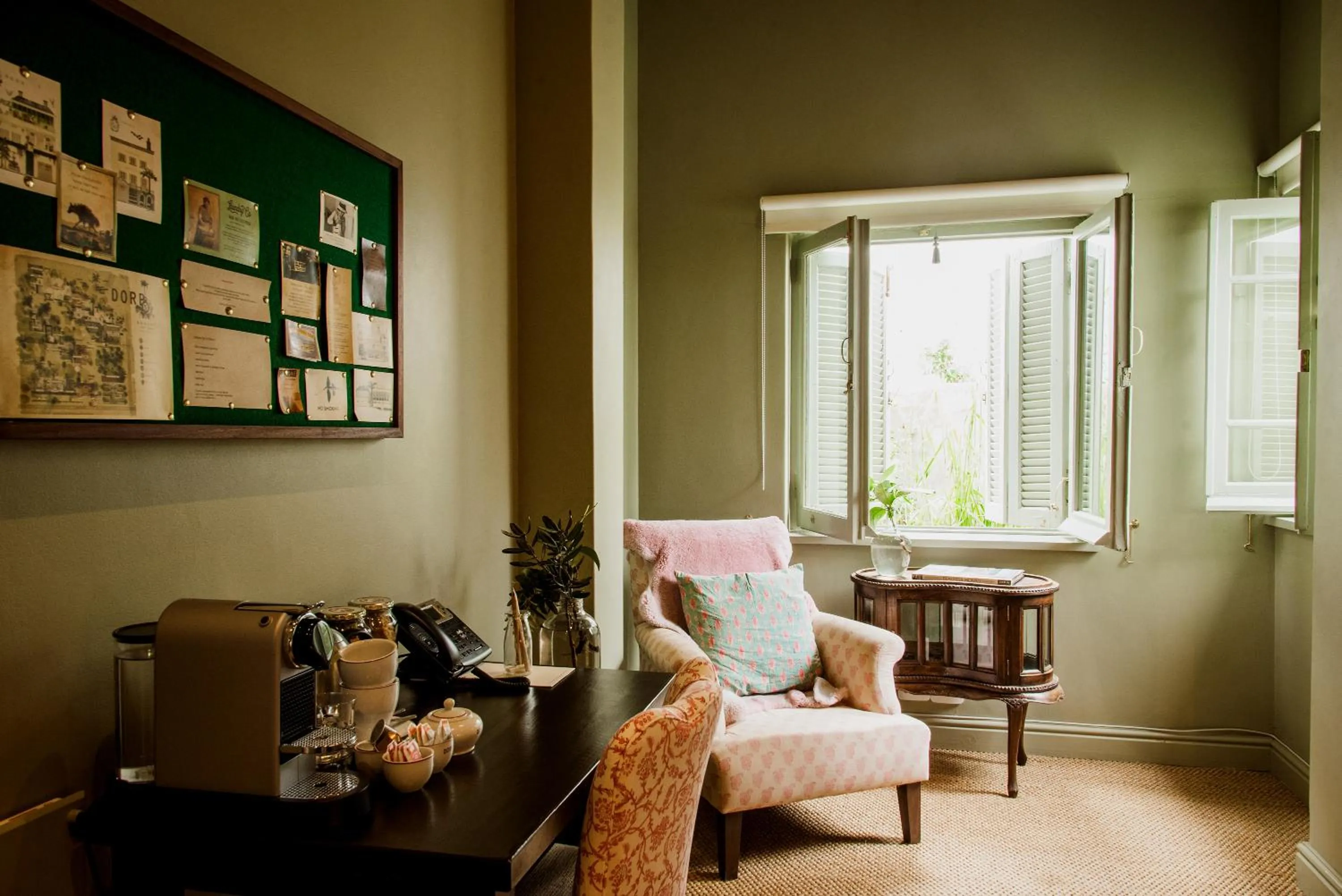 Seating area in Dorp Hotel