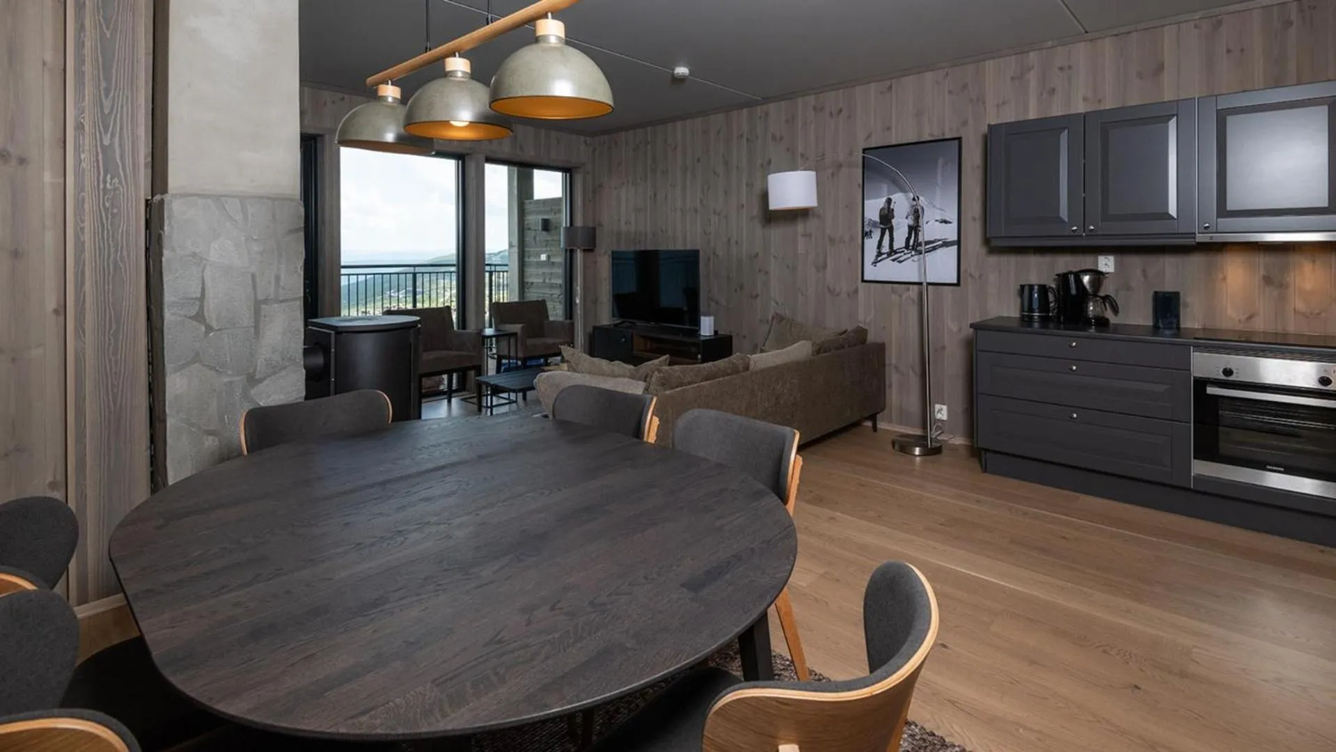 Living room in Gausta Residence