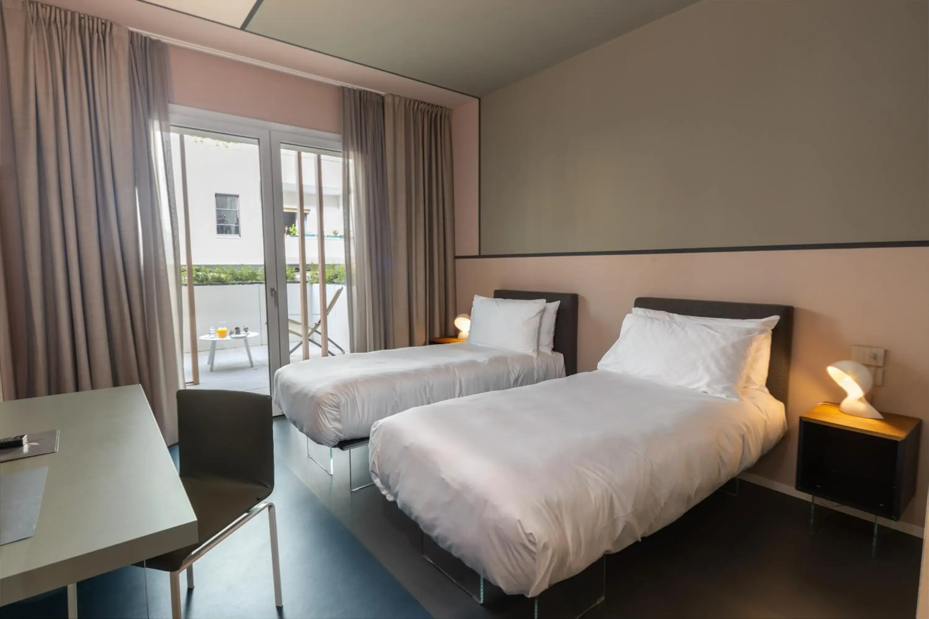 Twin Room with Balcony in Open Hotel Twin Room with Balcony in Open Hotel