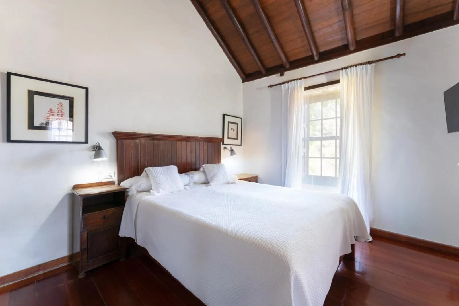 Bed in Hotel Rural Las Calas