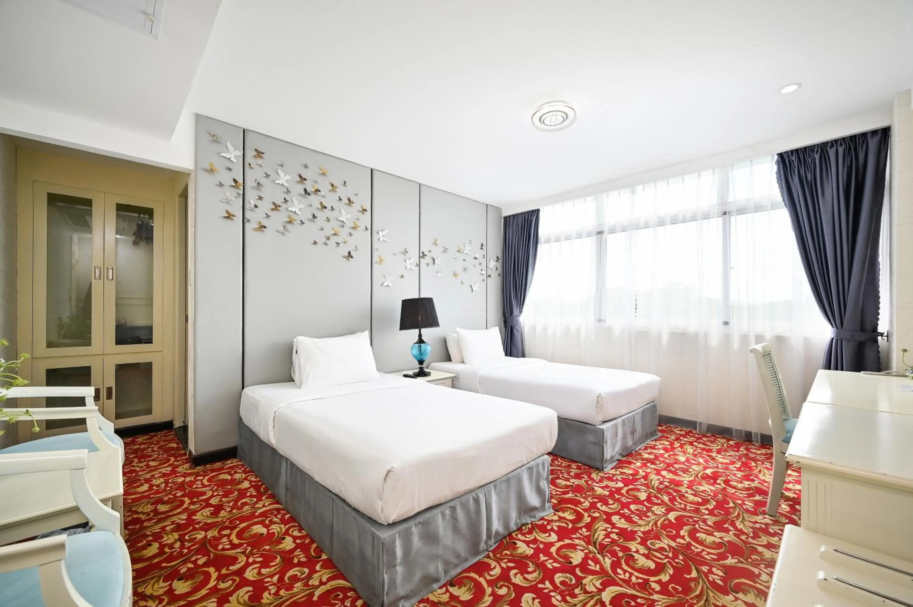 Bedroom, Bed in California Saigon Hotel & Rooftop Pool