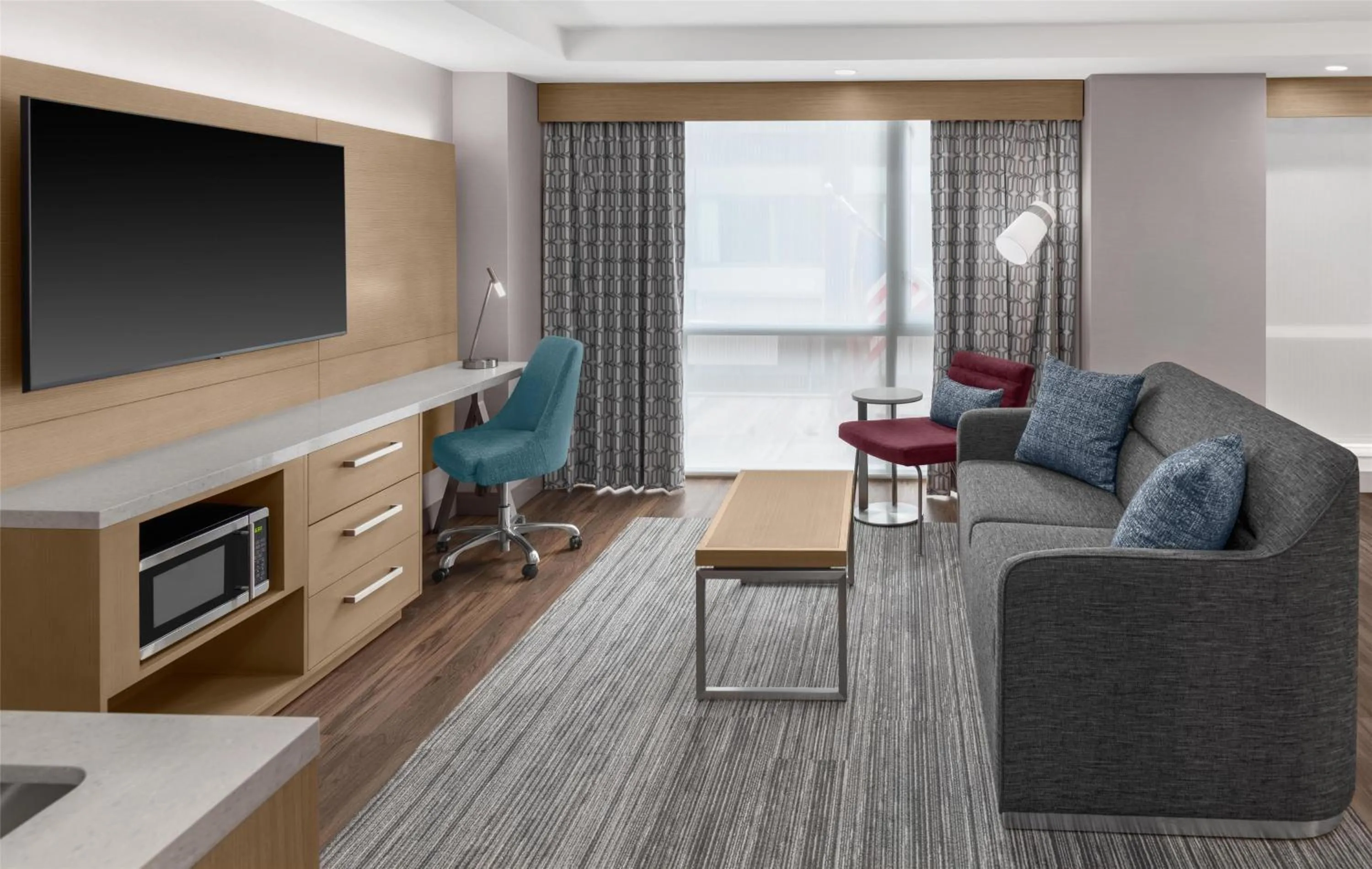 Bedroom in Hilton Garden Inn New York Manhattan Midtown East