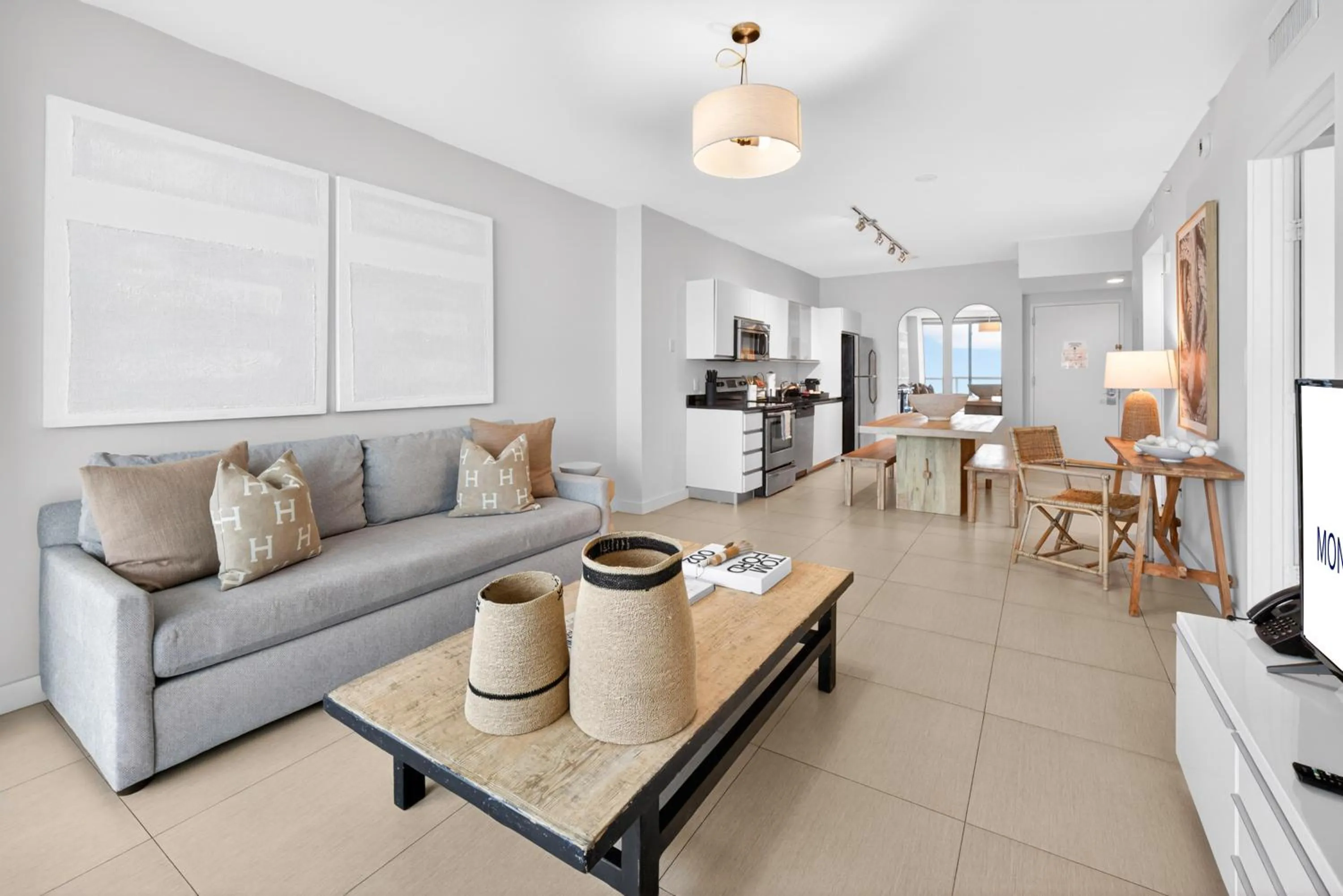 Living room in Monte Carlo by Miami Vacations