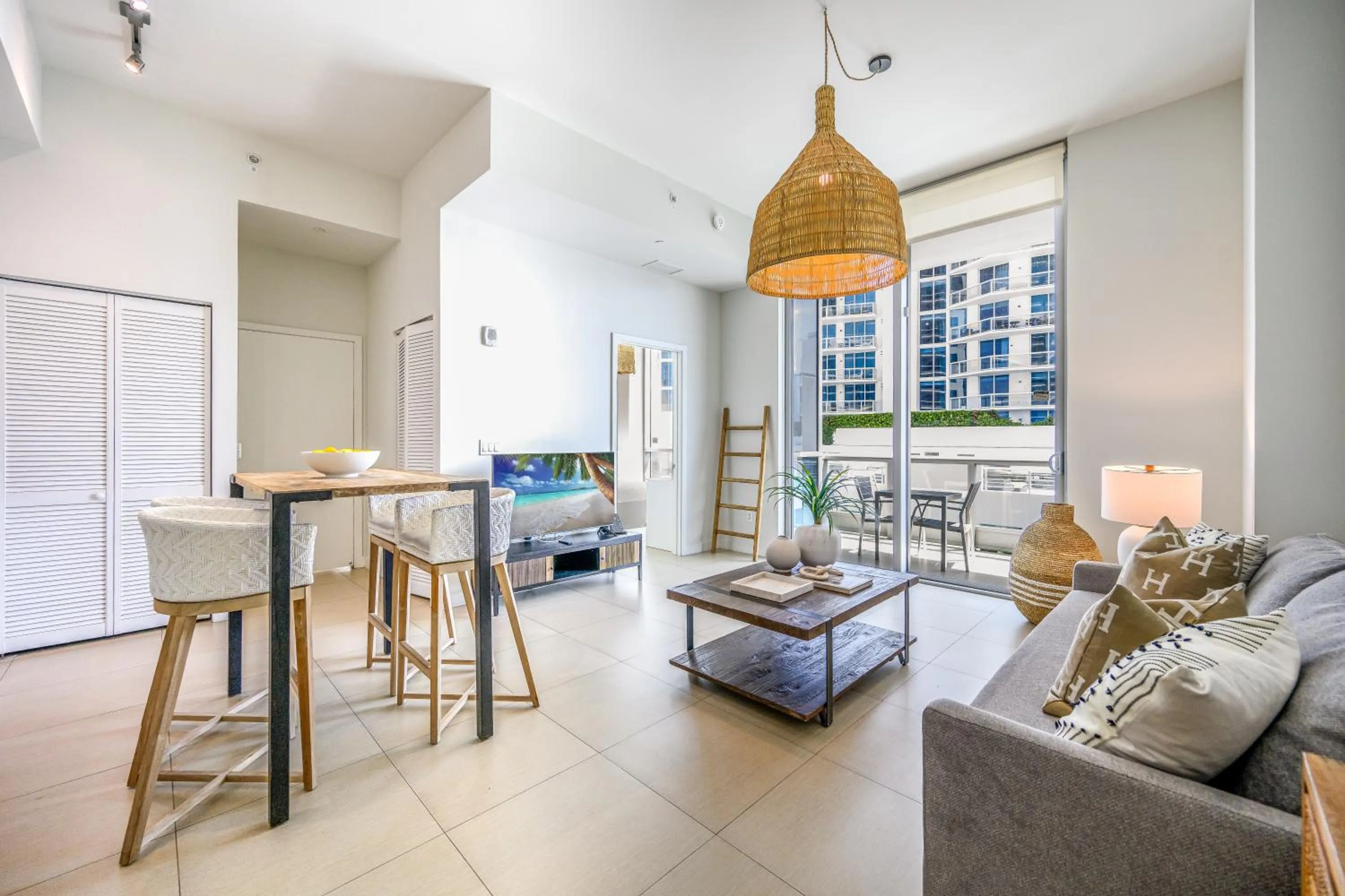 Living room in Monte Carlo by Miami Vacations