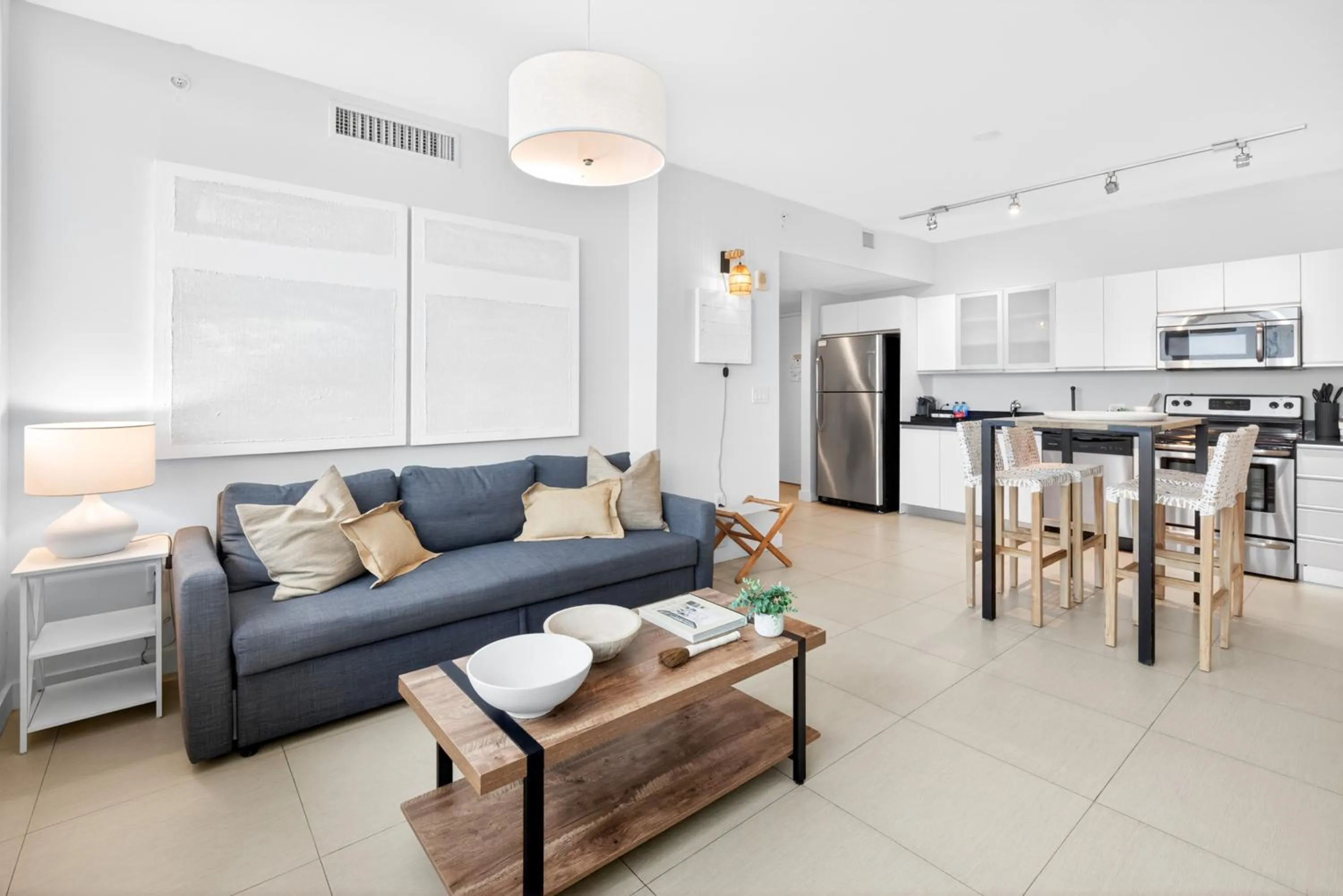 Living room in Monte Carlo by Miami Vacations