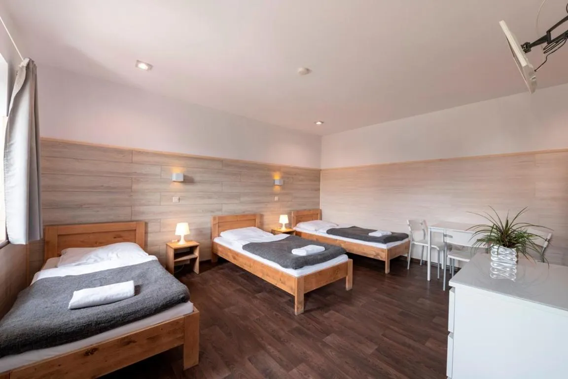 Bed in Pokoje Gościnne Nad Jeziorem