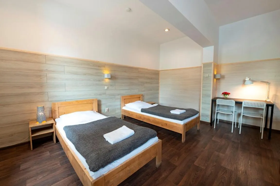 Bed in Pokoje Gościnne Nad Jeziorem