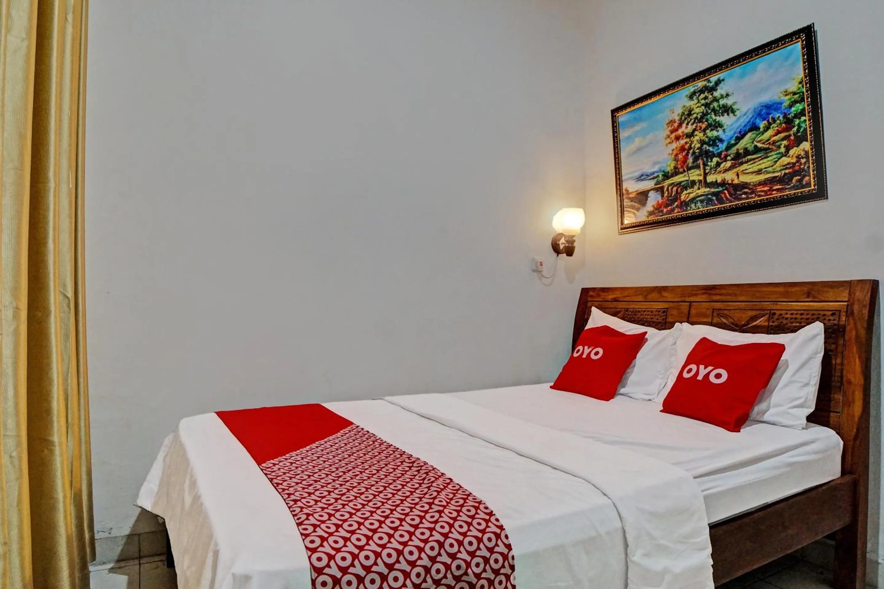 Bedroom in Hotel O Jr Residence Syariah