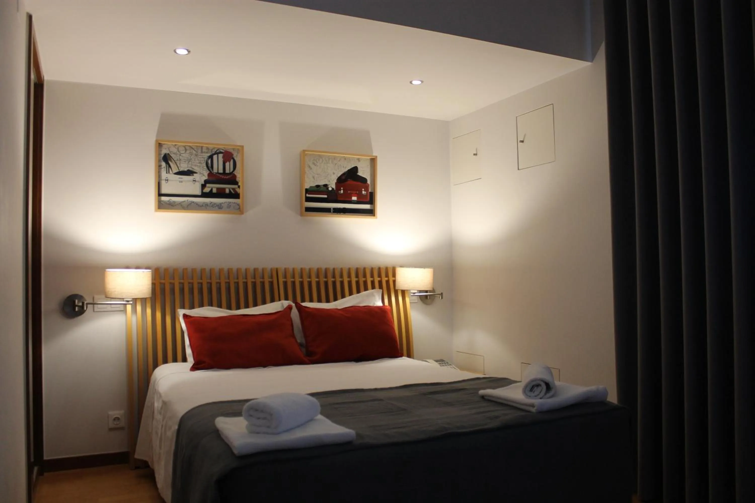 Bed in Hotel Paulo VI