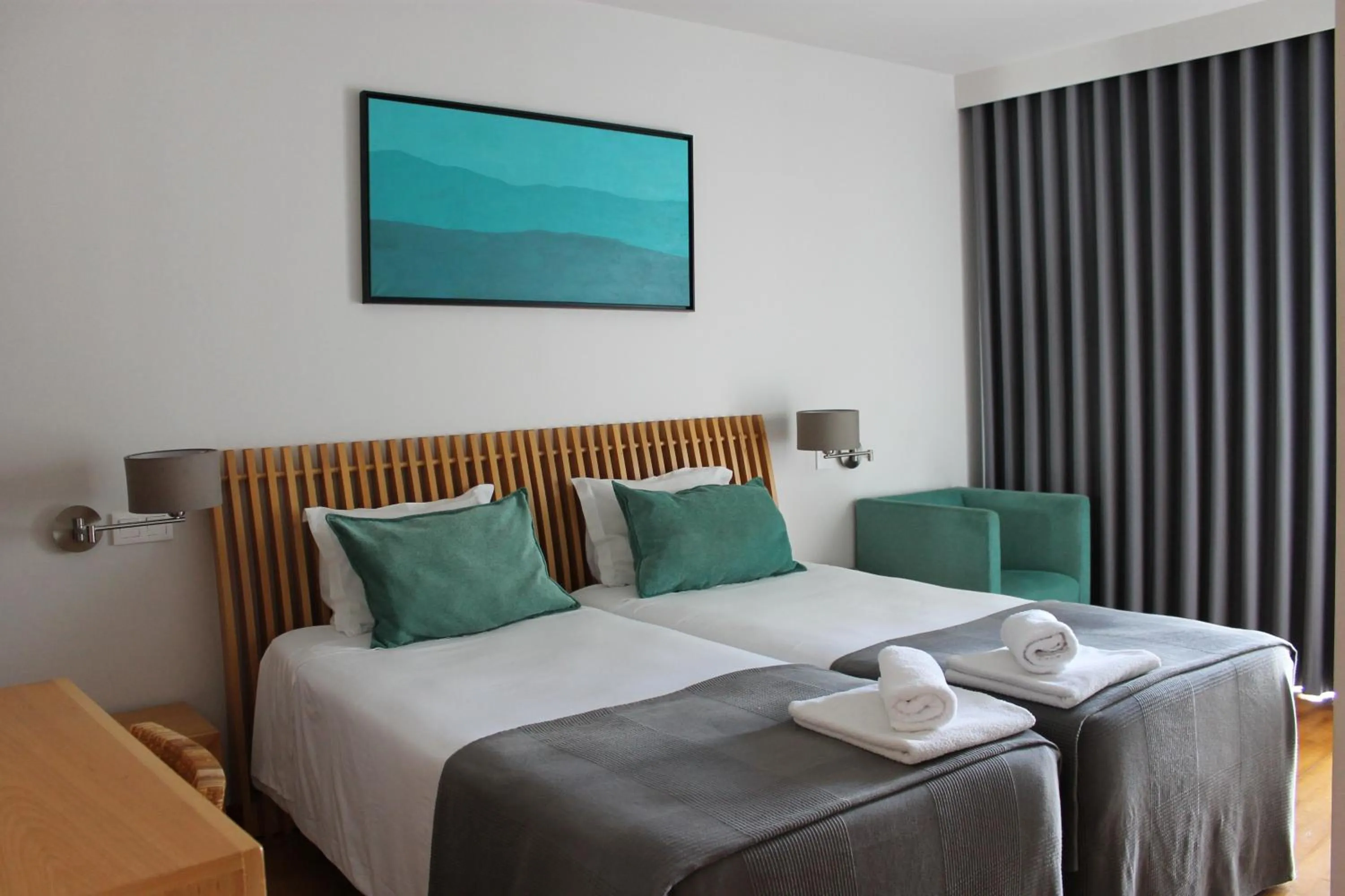 Bed in Hotel Paulo VI