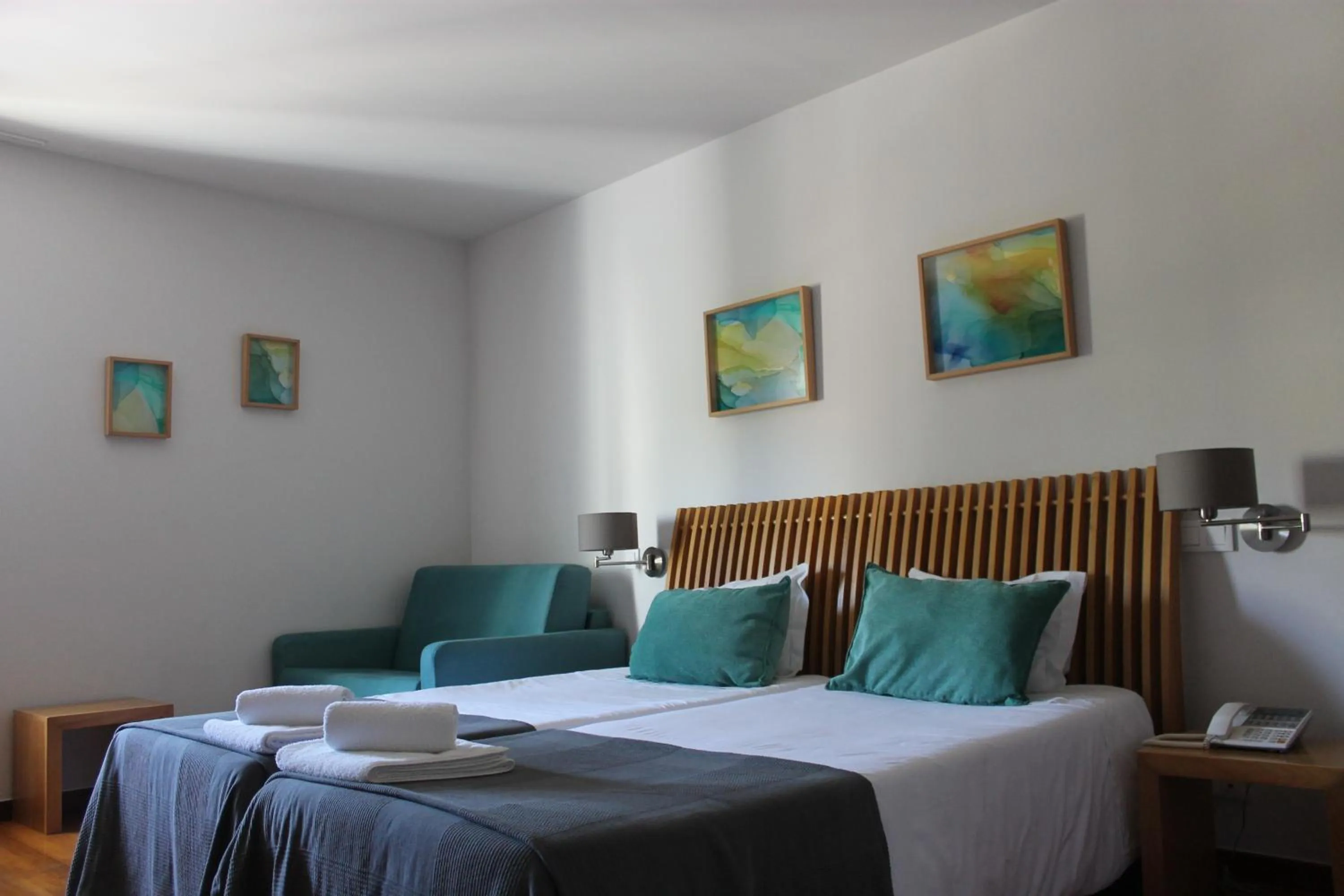 Bed in Hotel Paulo VI