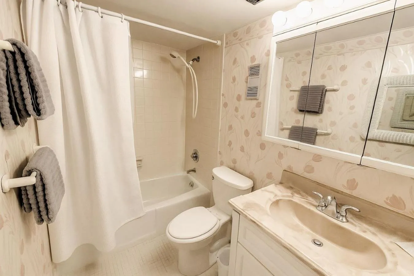 Shower in Welcome to Oasis #21 Your Coastal Retreat in Daytona Beach Shores-Walk To The Beach