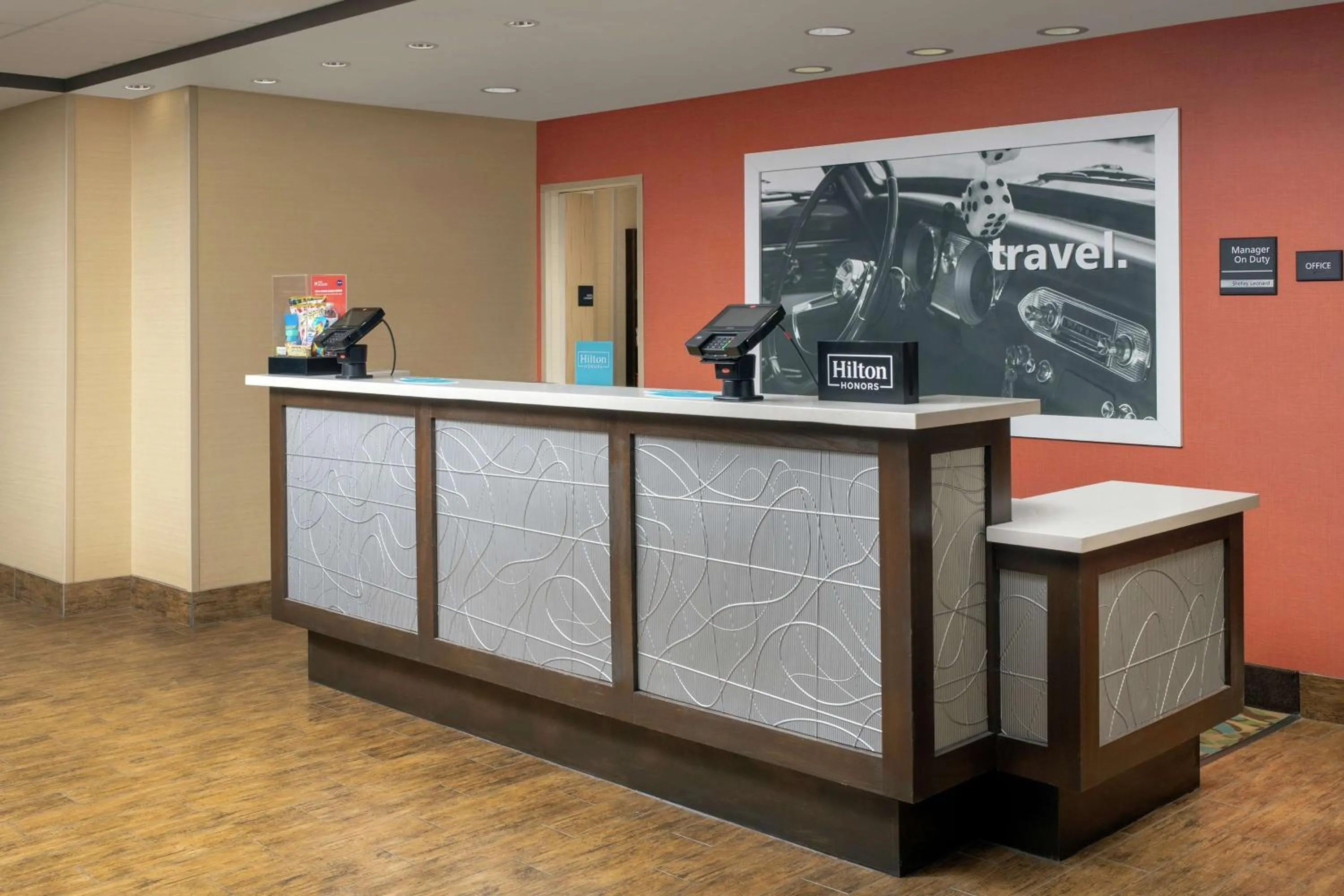 Lobby or reception in Hampton Inn Lake Charles