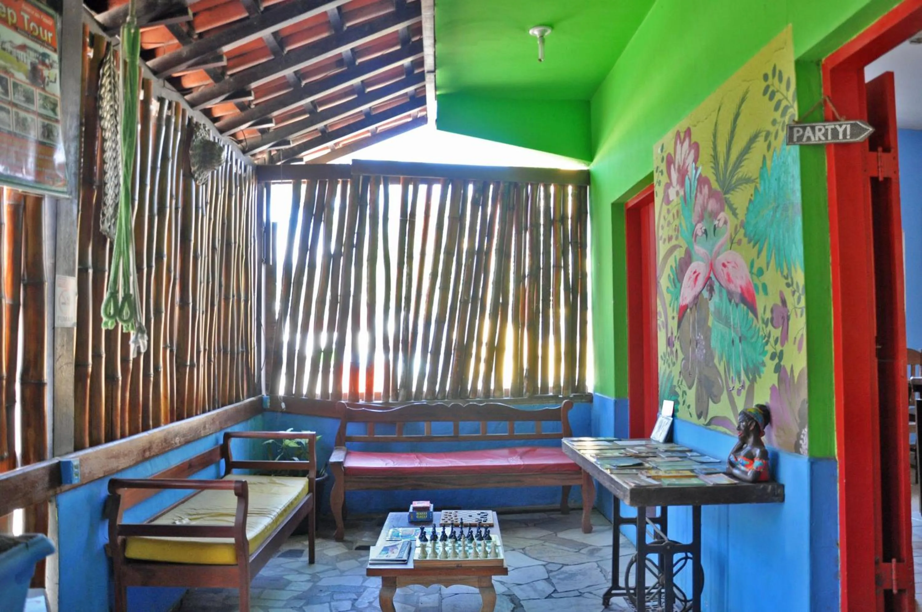 Patio in Vibe Hostel Paraty