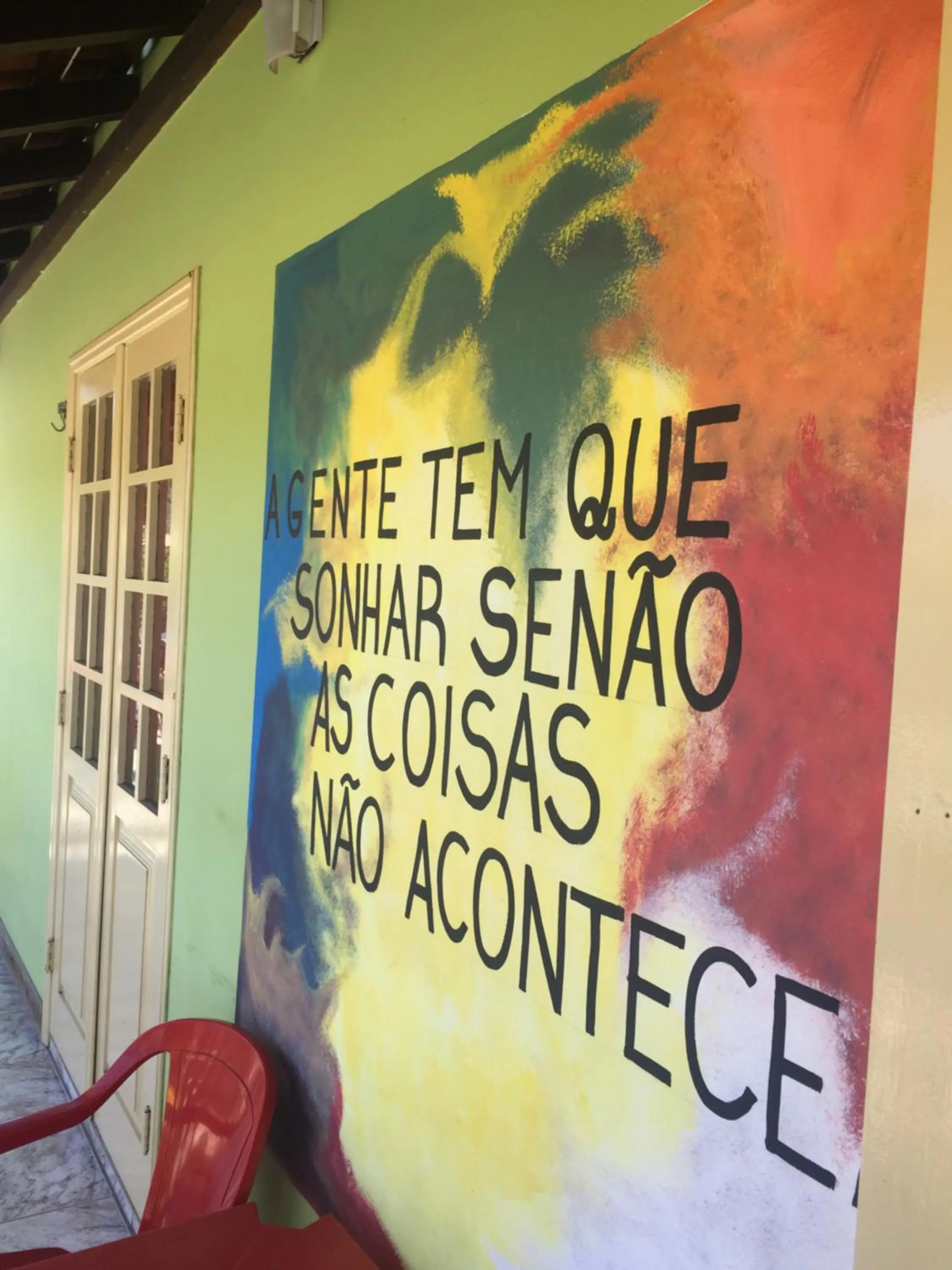 Decorative detail in Vibe Hostel Paraty