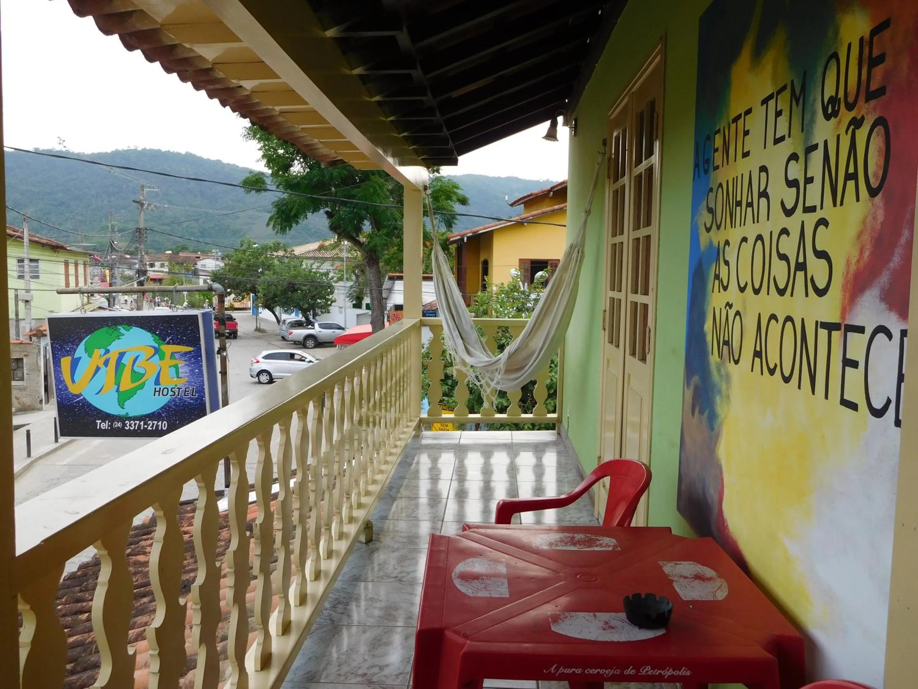 Balcony/Terrace in Vibe Hostel Paraty
