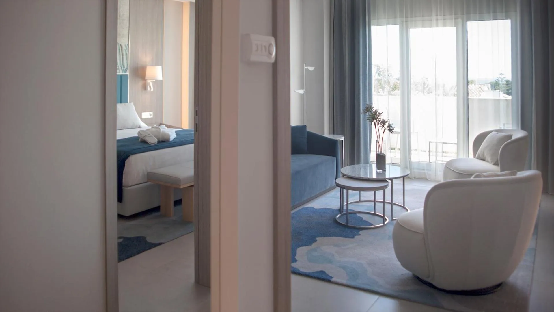 Living room, Bed in Alanda Marbella Hotel & Wellness