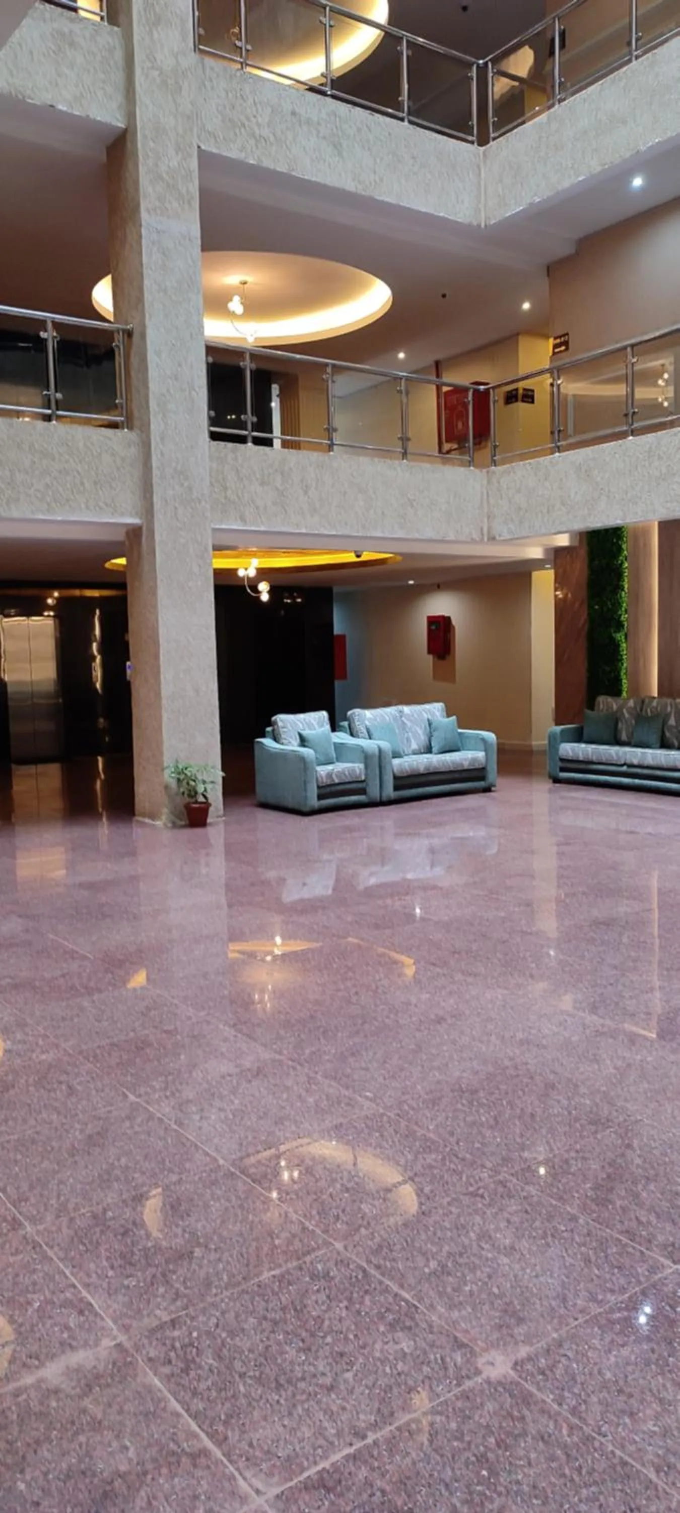 Seating area in Koki Hotel