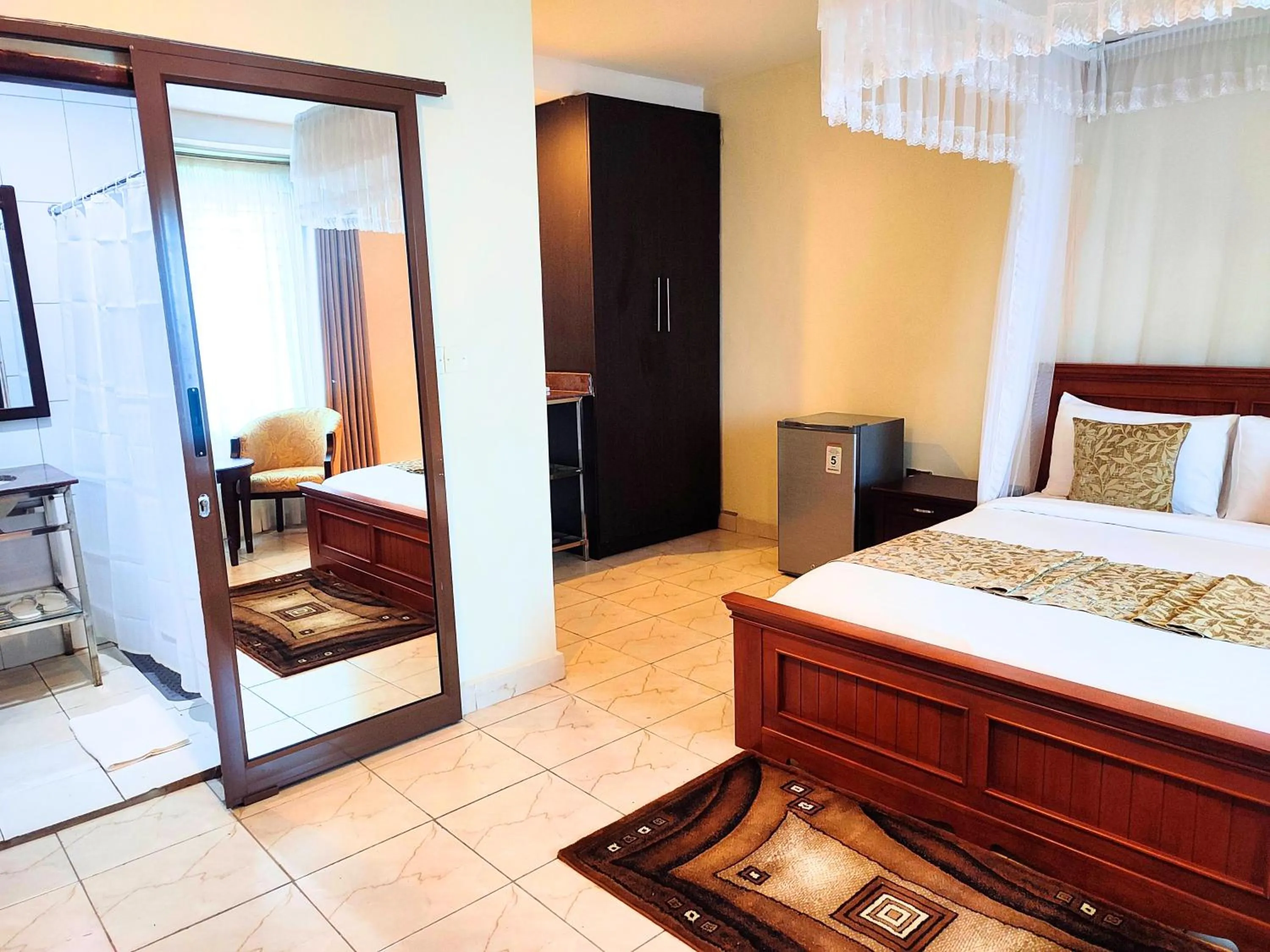 Bedroom, Bed in Koki Hotel