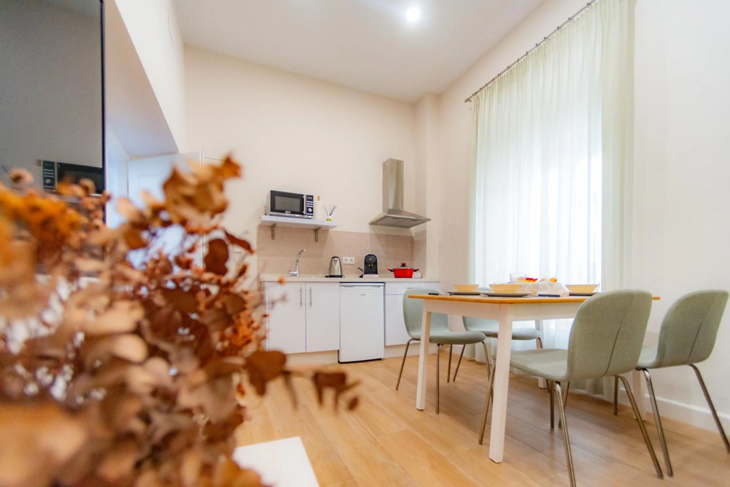 Kitchen or kitchenette in Suites Casa San Mateo