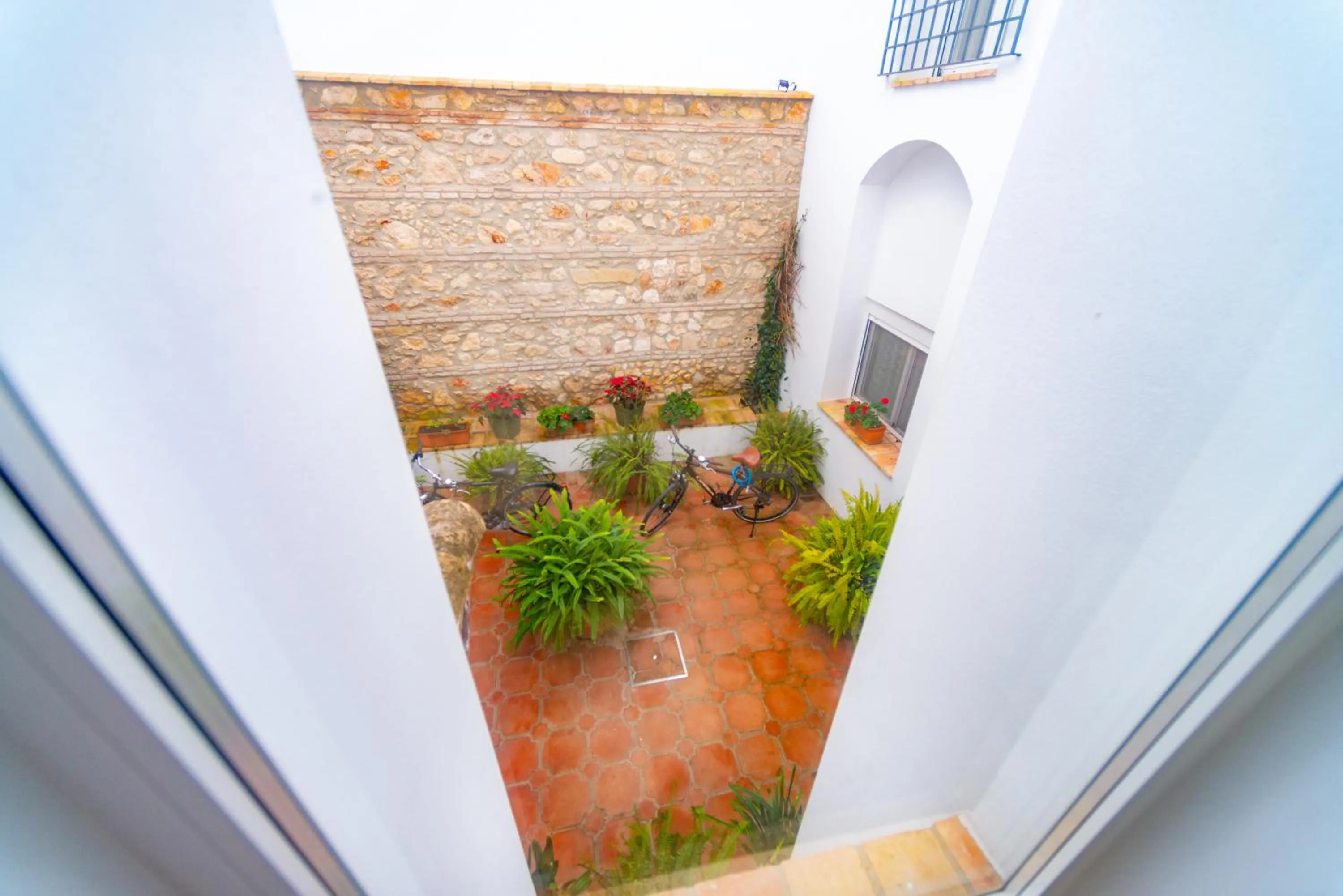 Patio in Suites Casa San Mateo