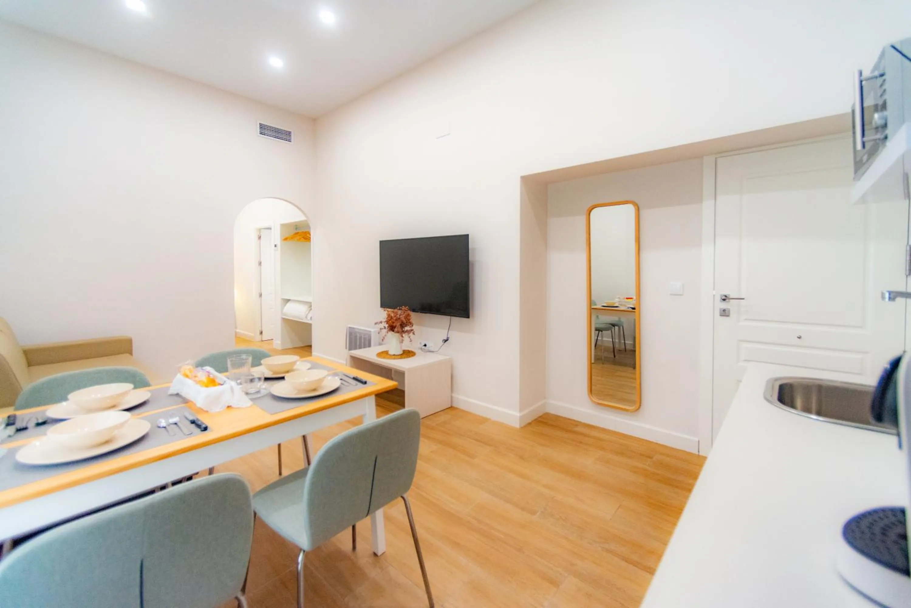 Living room in Suites Casa San Mateo