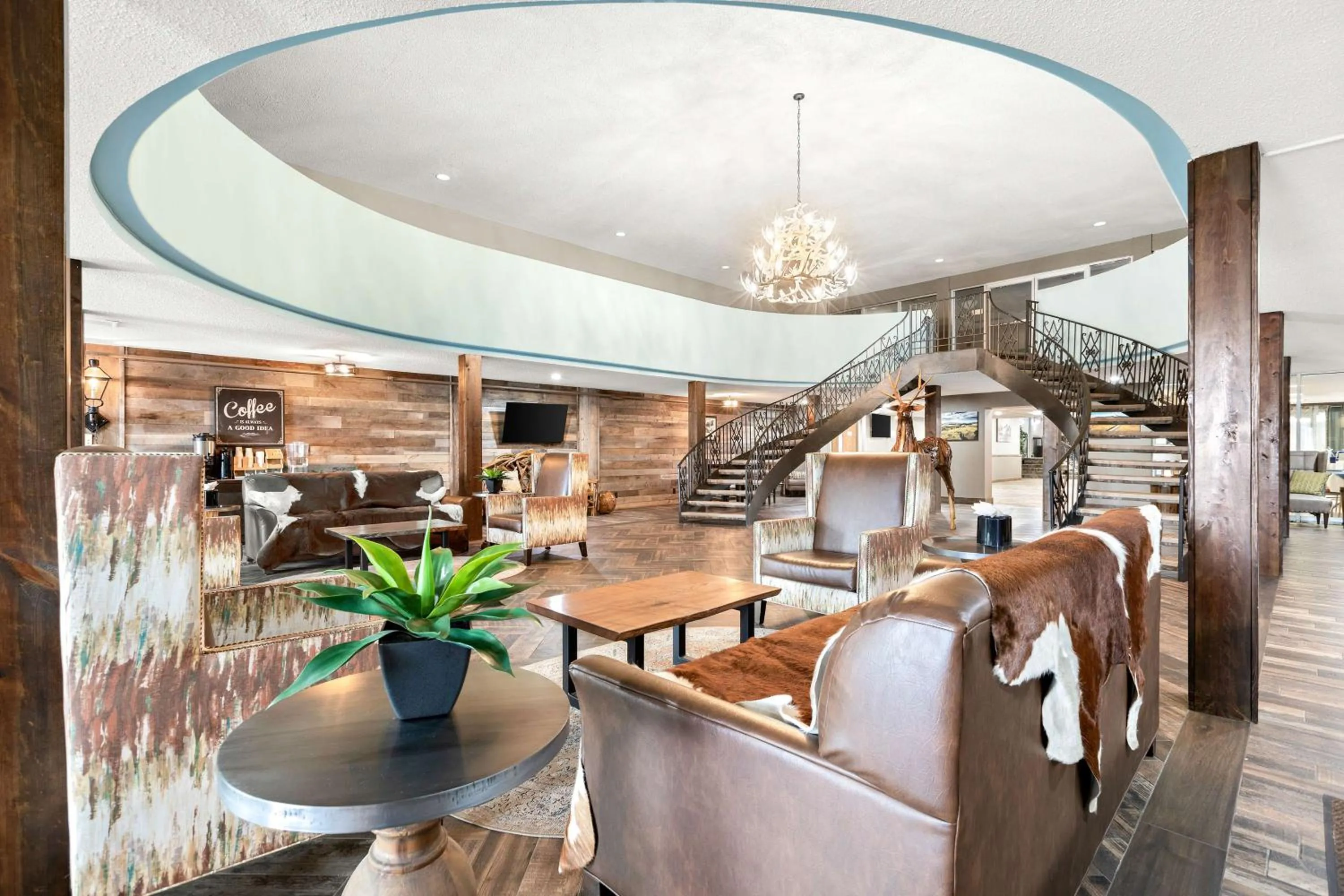 Lobby or reception in Best Western Downtown Casper Hotel