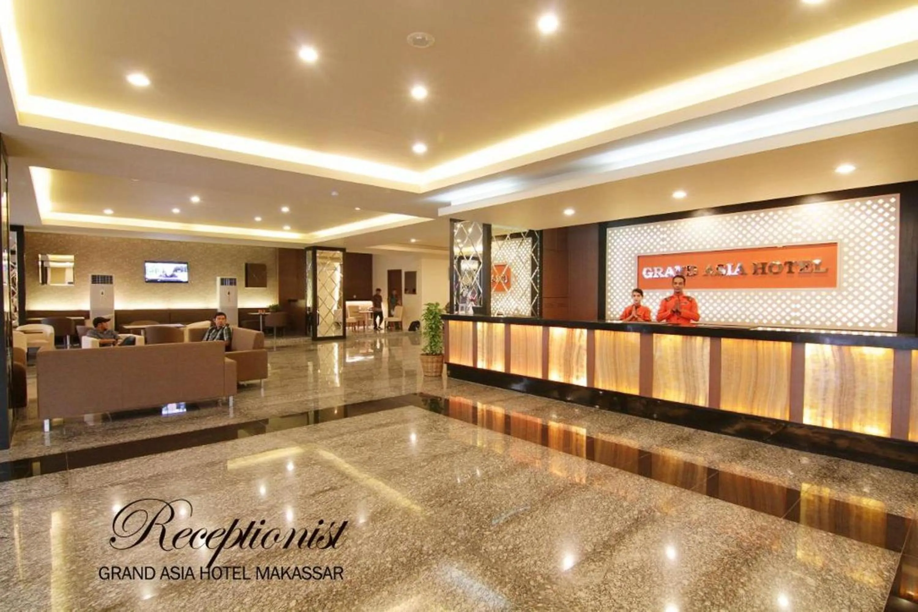 Lobby or reception in Grand Asia Hotel