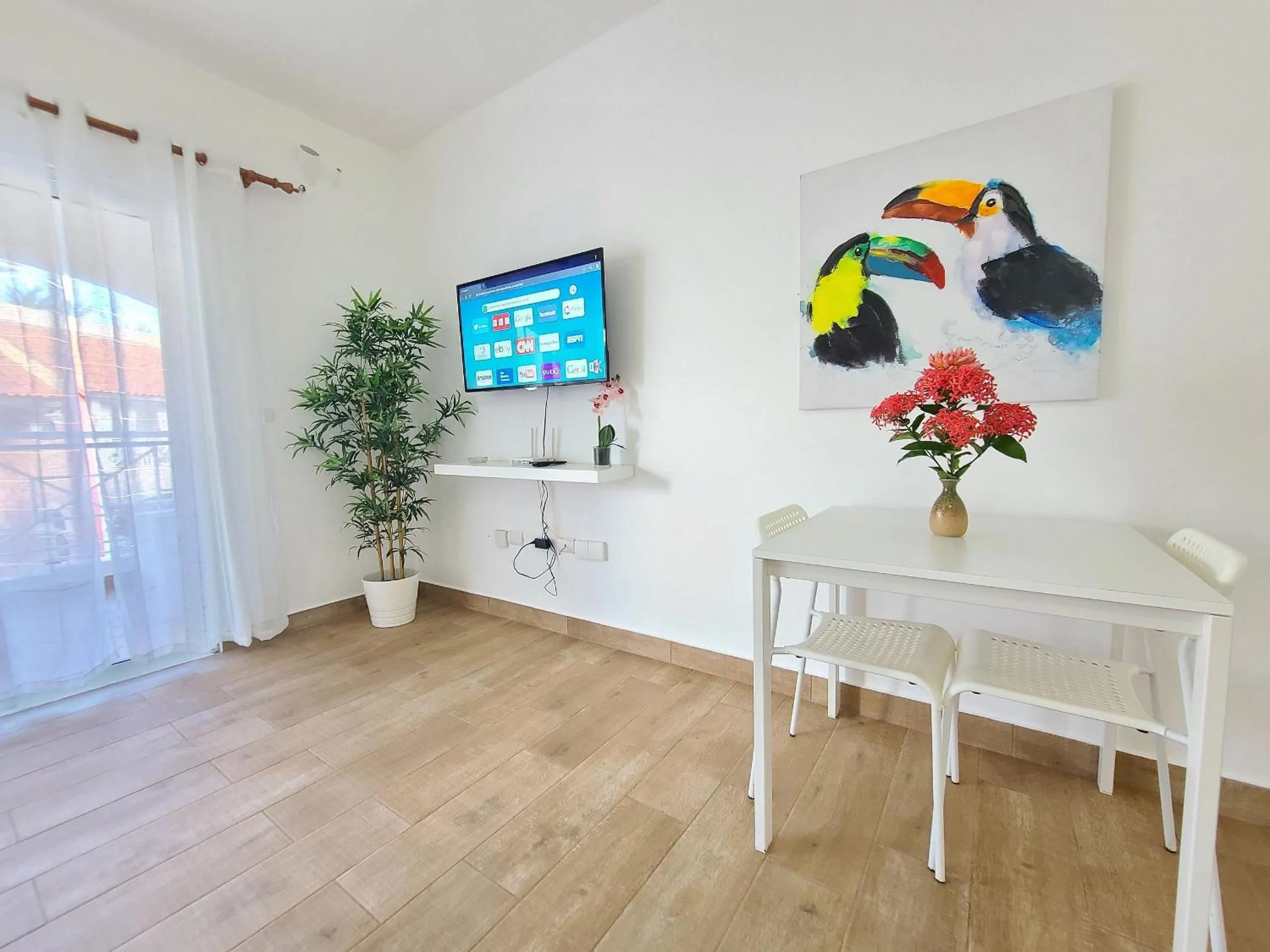 Living room in El Dorado Apartment 1bedroom walking distance from Playa Bavaro