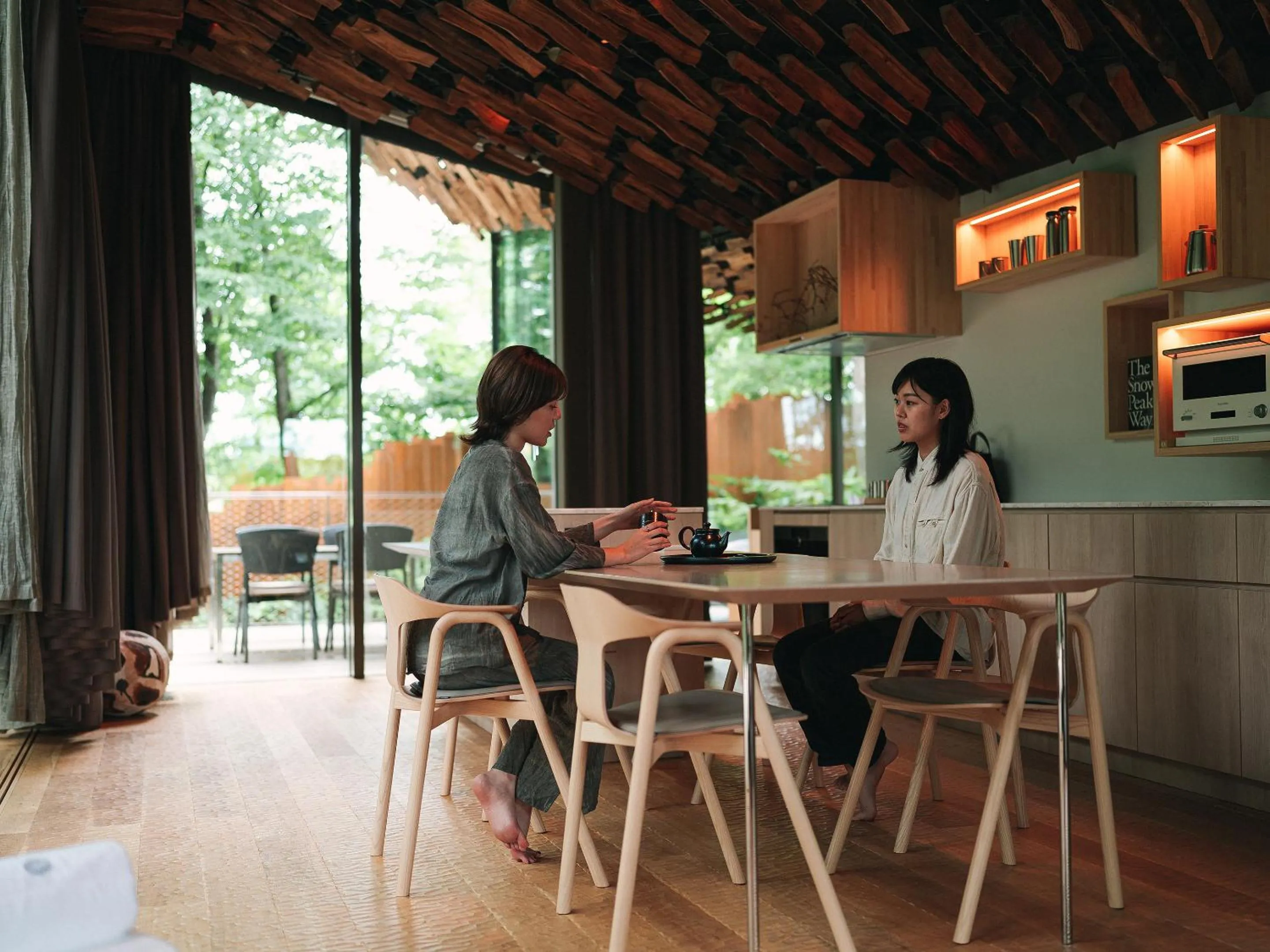 Living room in SNOW PEAK FIELD SUITE SPA HEADQUARTERS