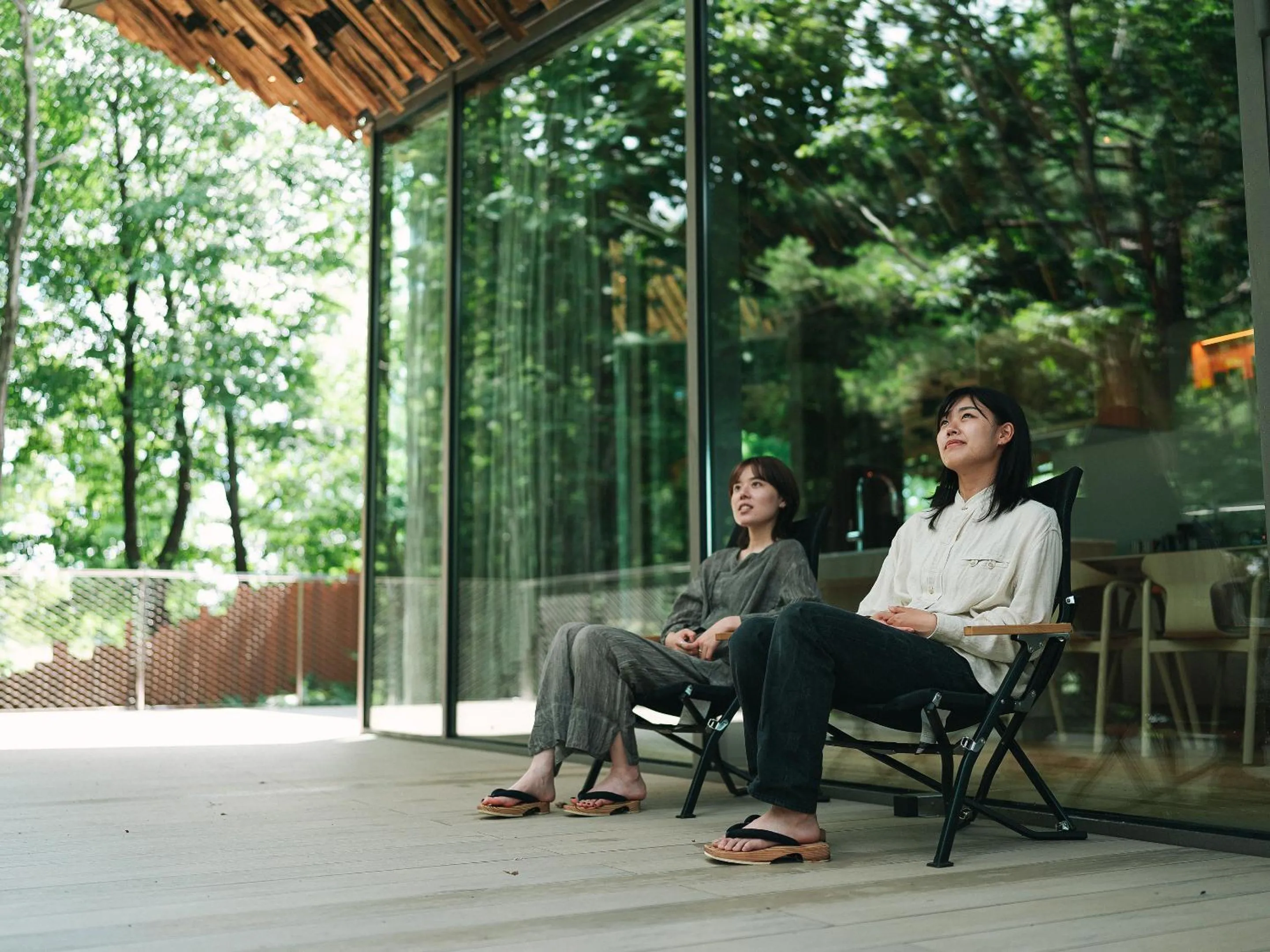 Balcony/Terrace in SNOW PEAK FIELD SUITE SPA HEADQUARTERS