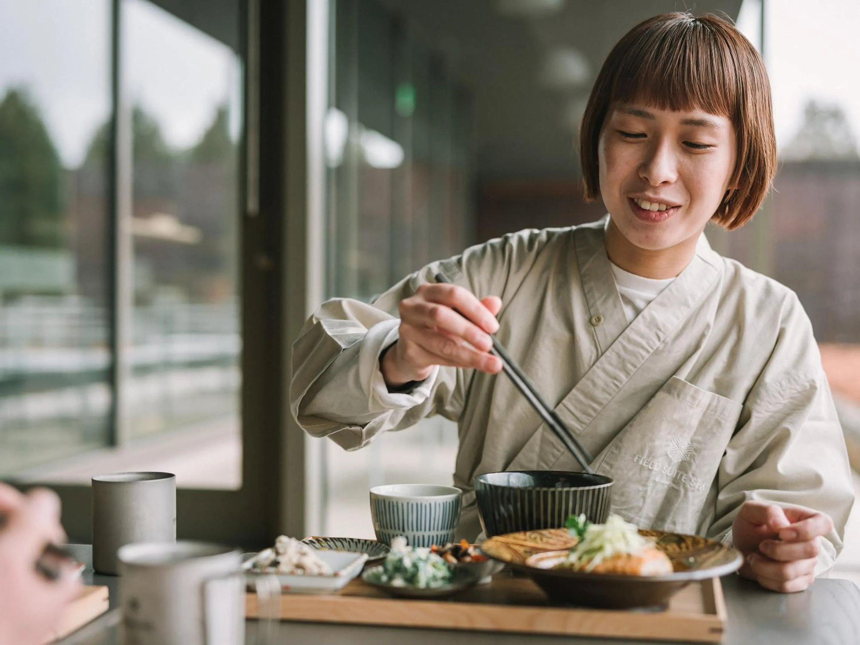 Food close-up in SNOW PEAK FIELD SUITE SPA HEADQUARTERS
