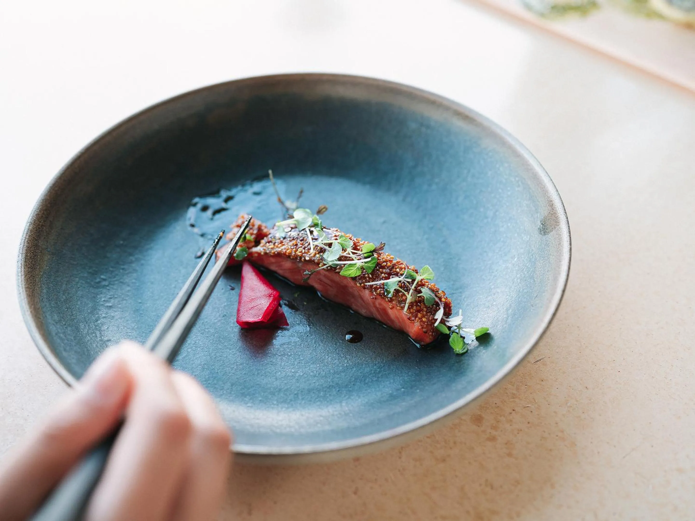 Food close-up in SNOW PEAK FIELD SUITE SPA HEADQUARTERS