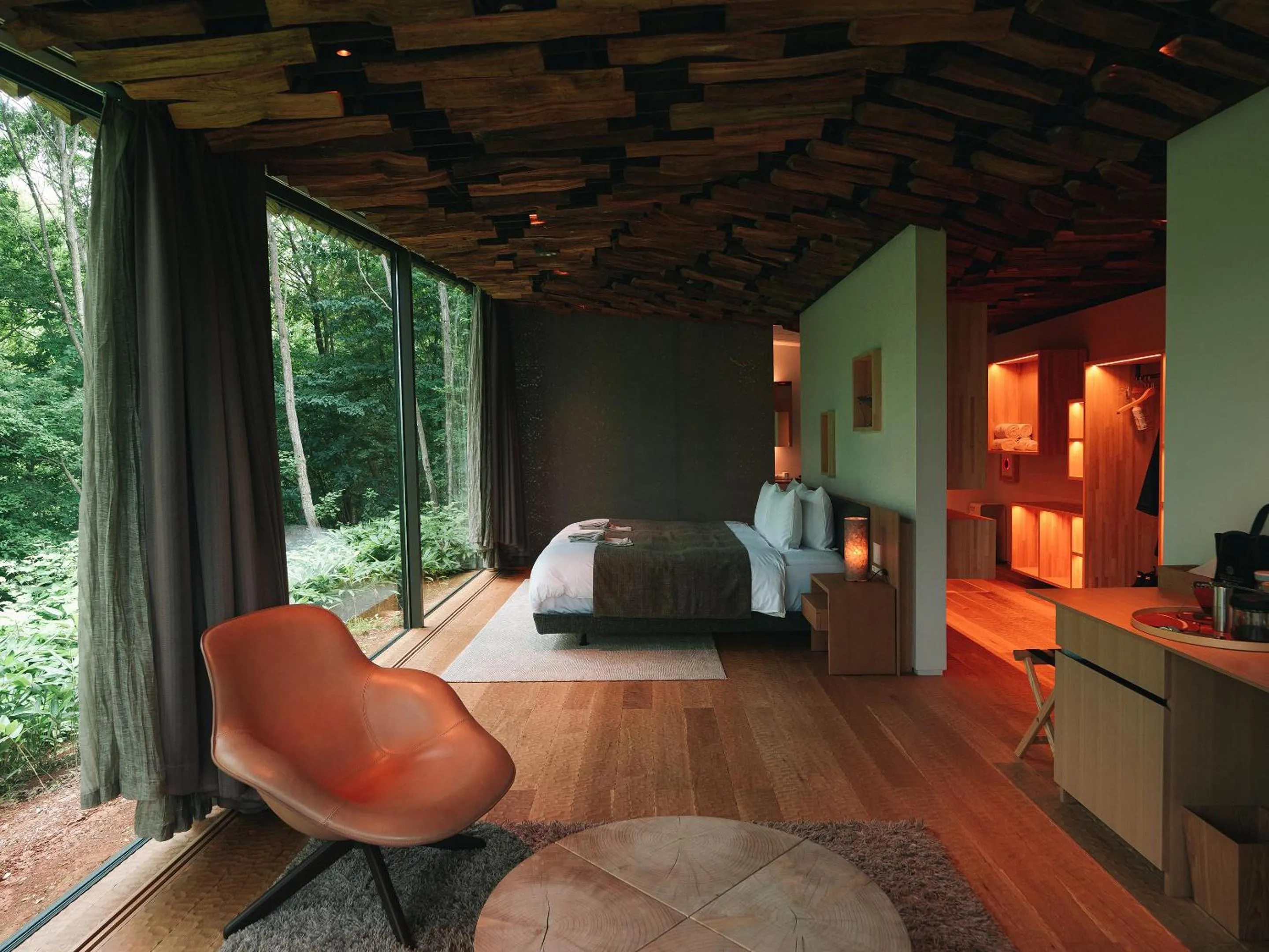 Photo of the whole room in SNOW PEAK FIELD SUITE SPA HEADQUARTERS