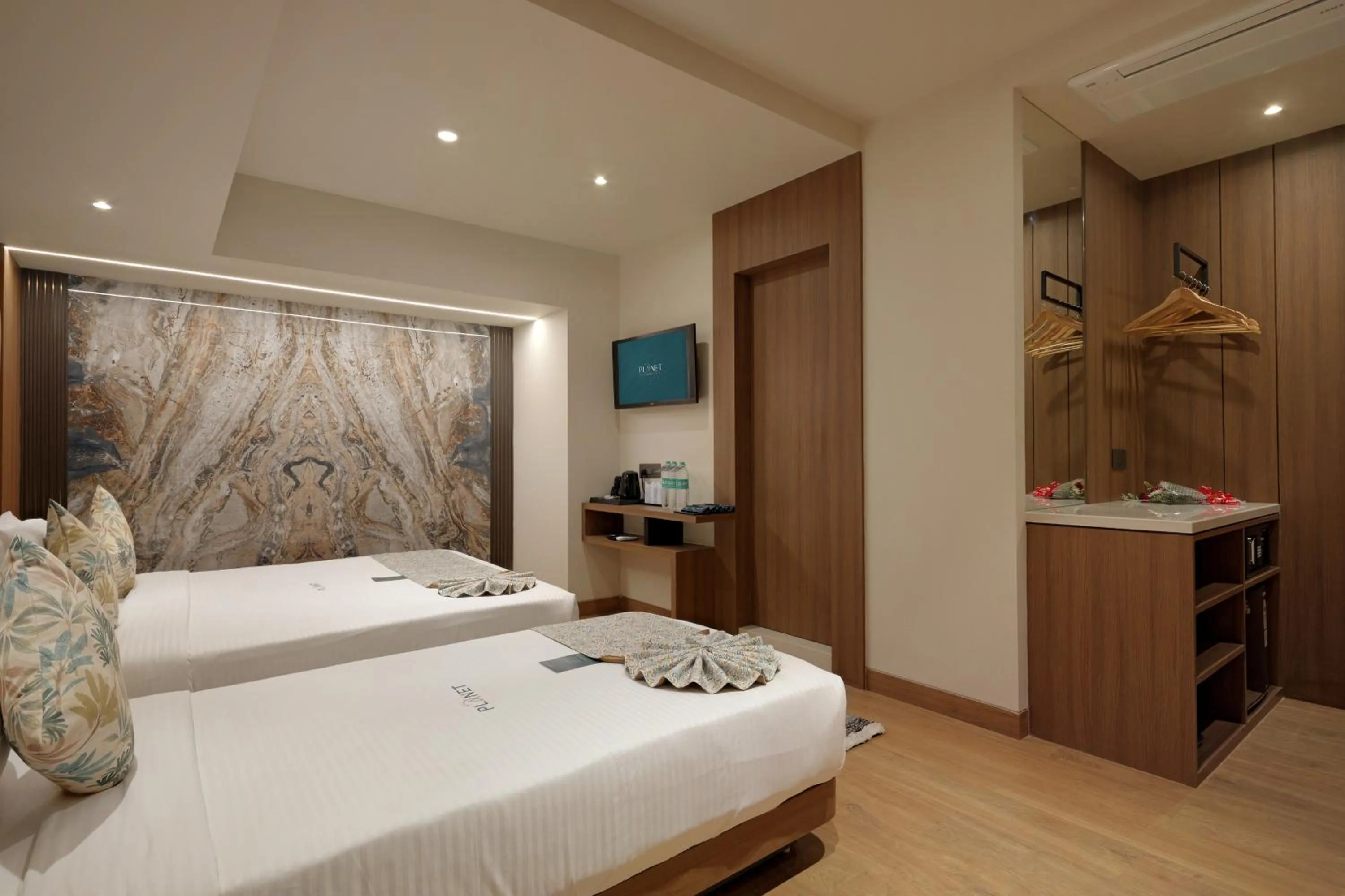 Bed in Planet Boutique Hotel