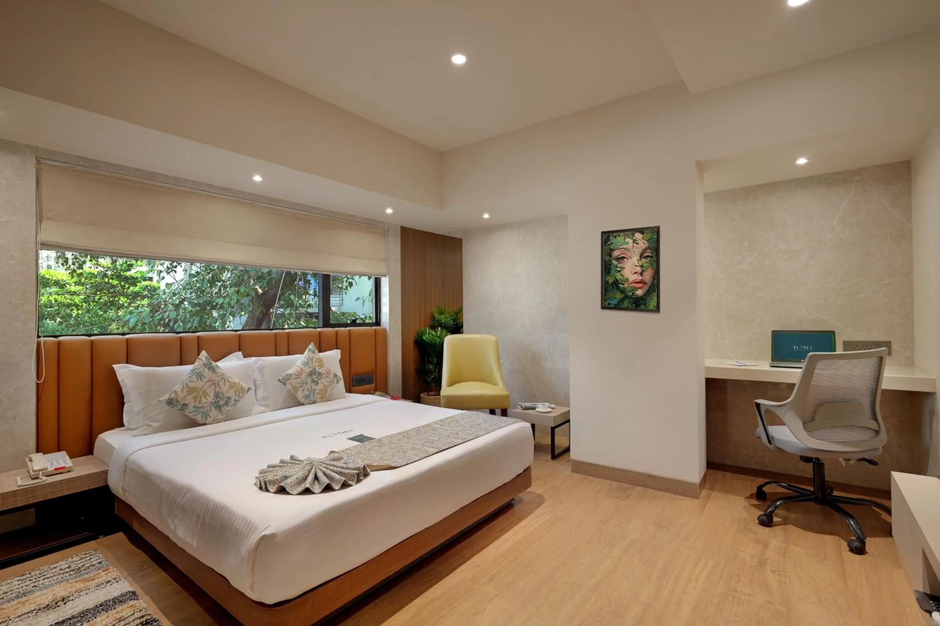 Bed in Planet Boutique Hotel