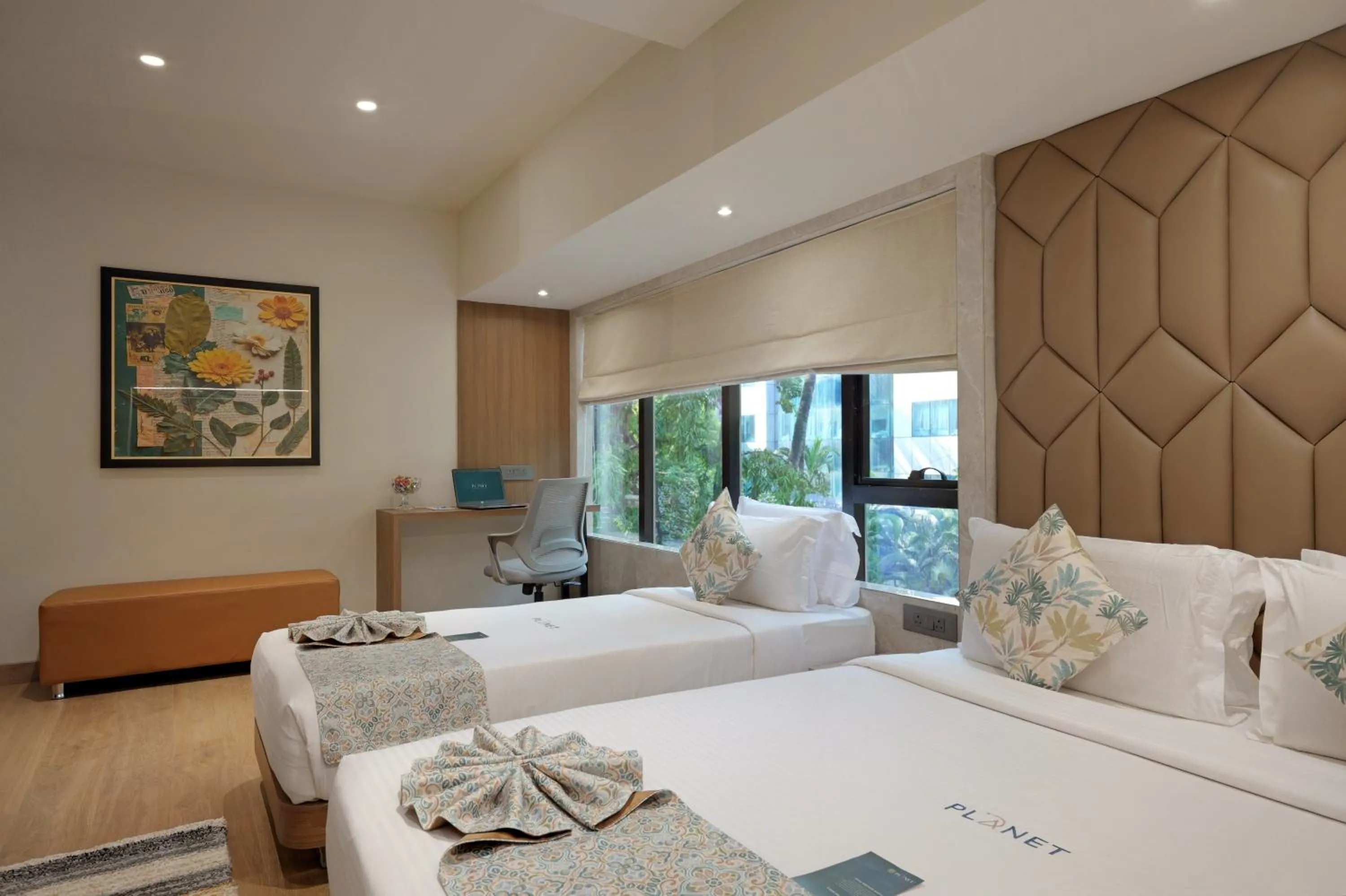 Bed in Planet Boutique Hotel