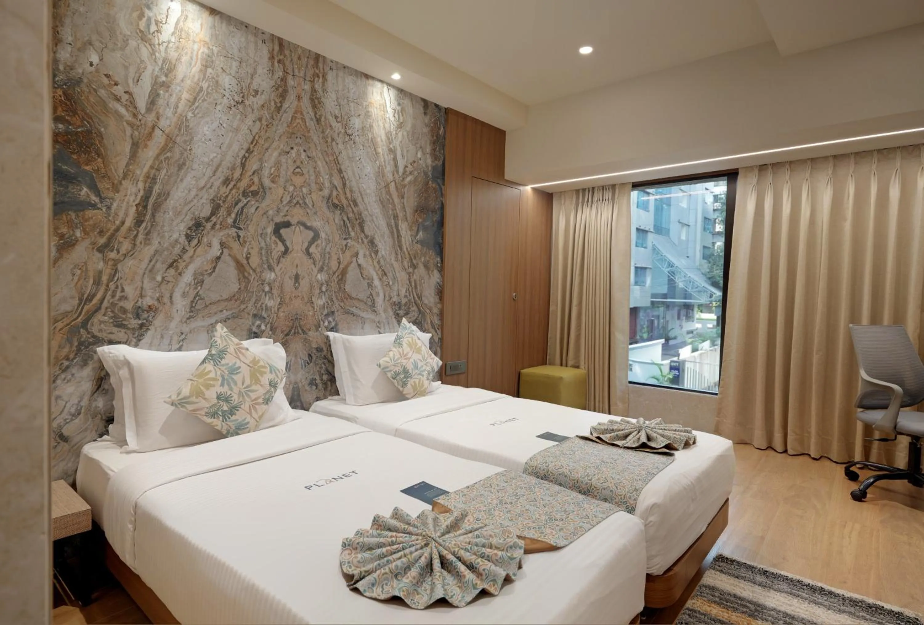 Bed in Planet Boutique Hotel