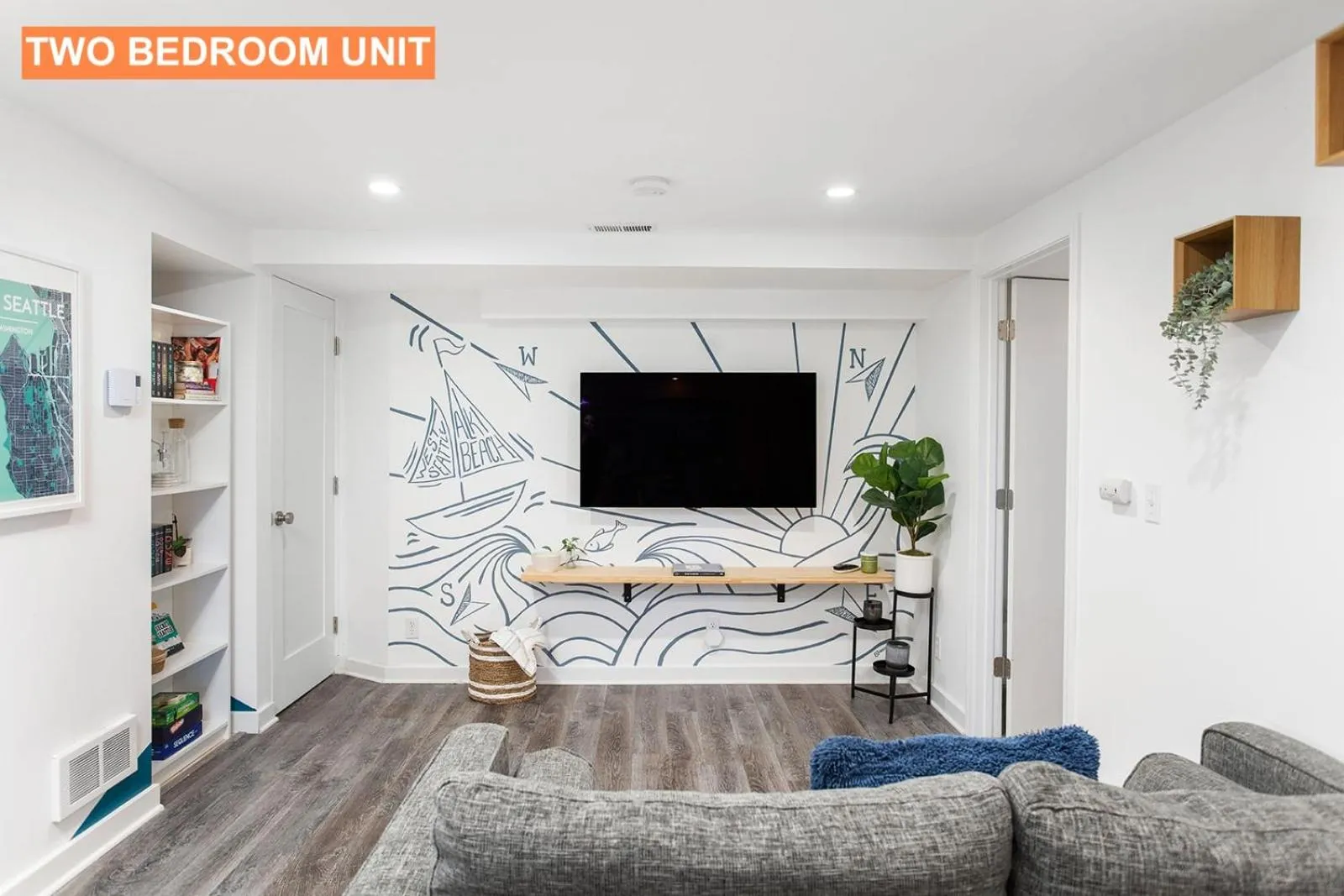 Communal lounge/ TV room in The Ferry House