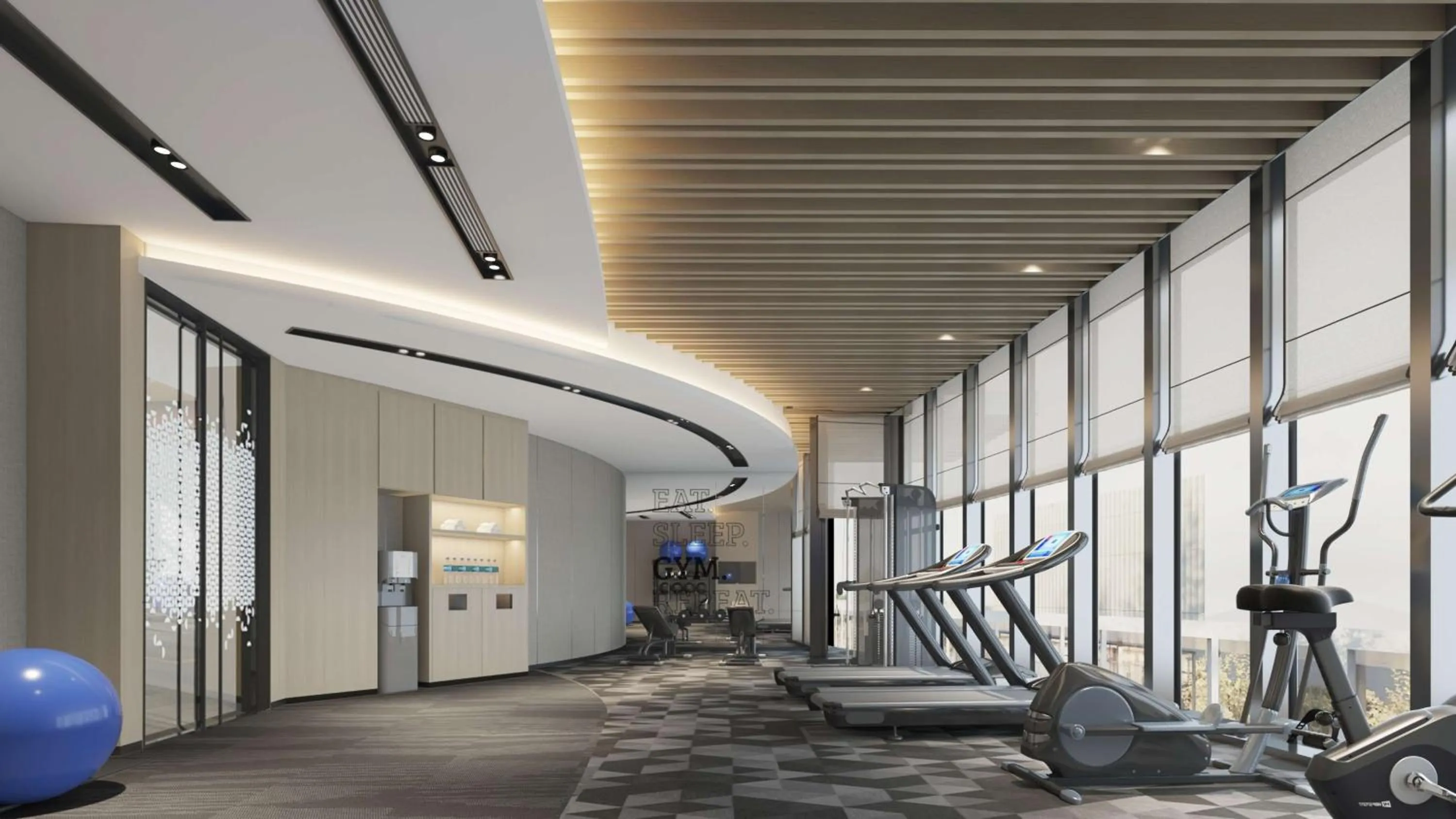 Fitness centre/facilities in Hilton Garden Inn Anshan Haicheng