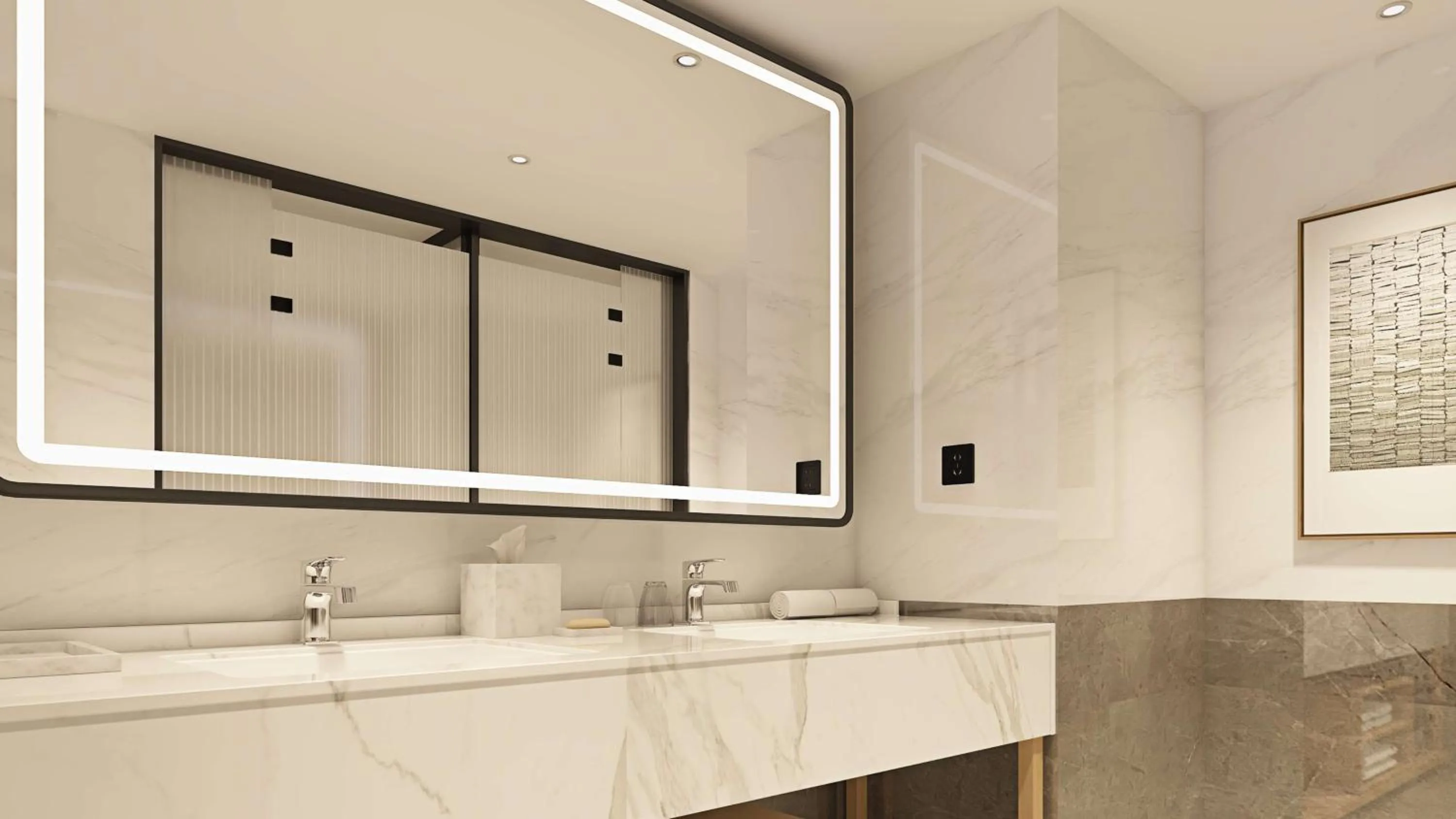 Bathroom in Hilton Garden Inn Anshan Haicheng
