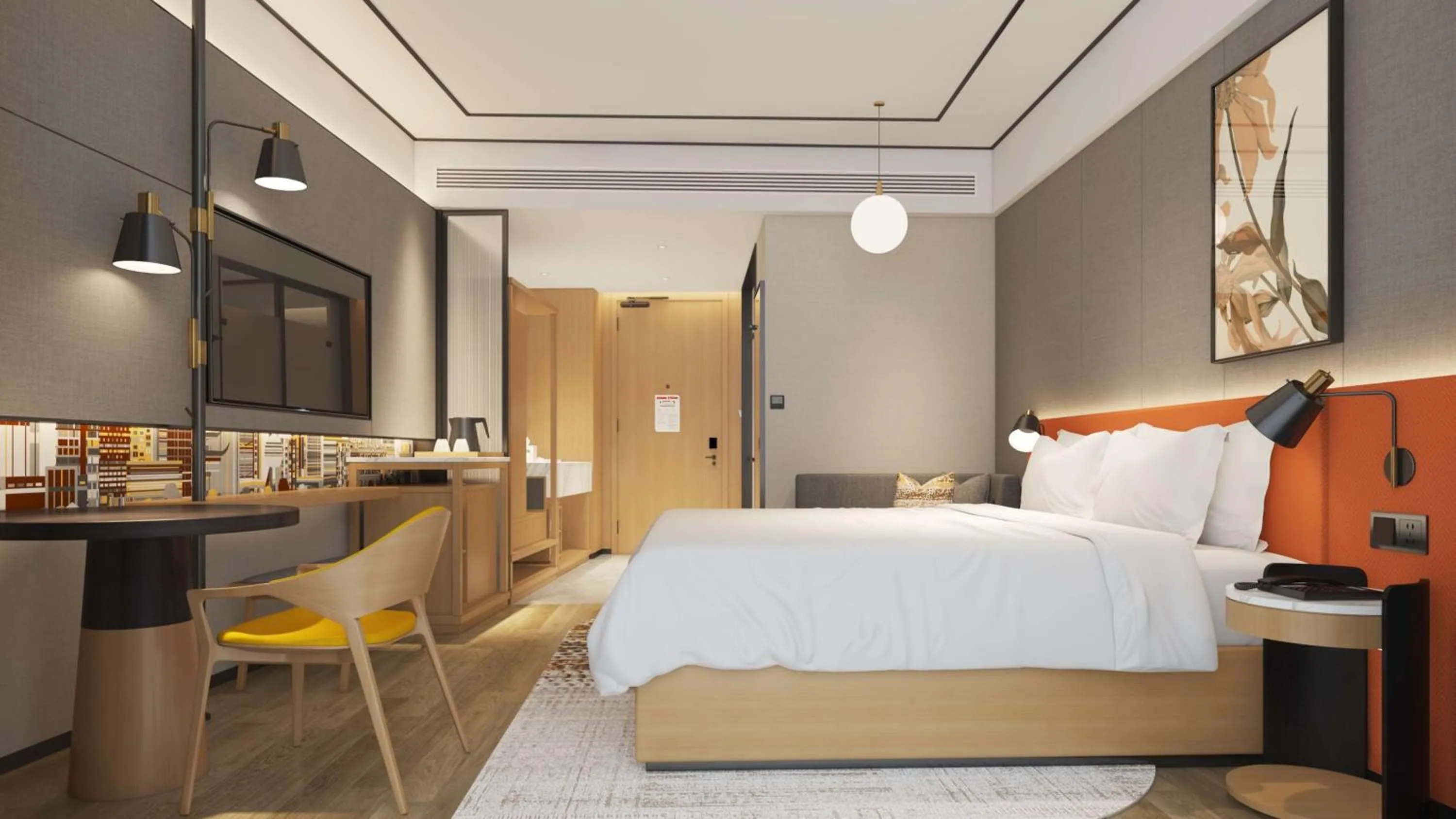 Bedroom, Bed in Hilton Garden Inn Anshan Haicheng