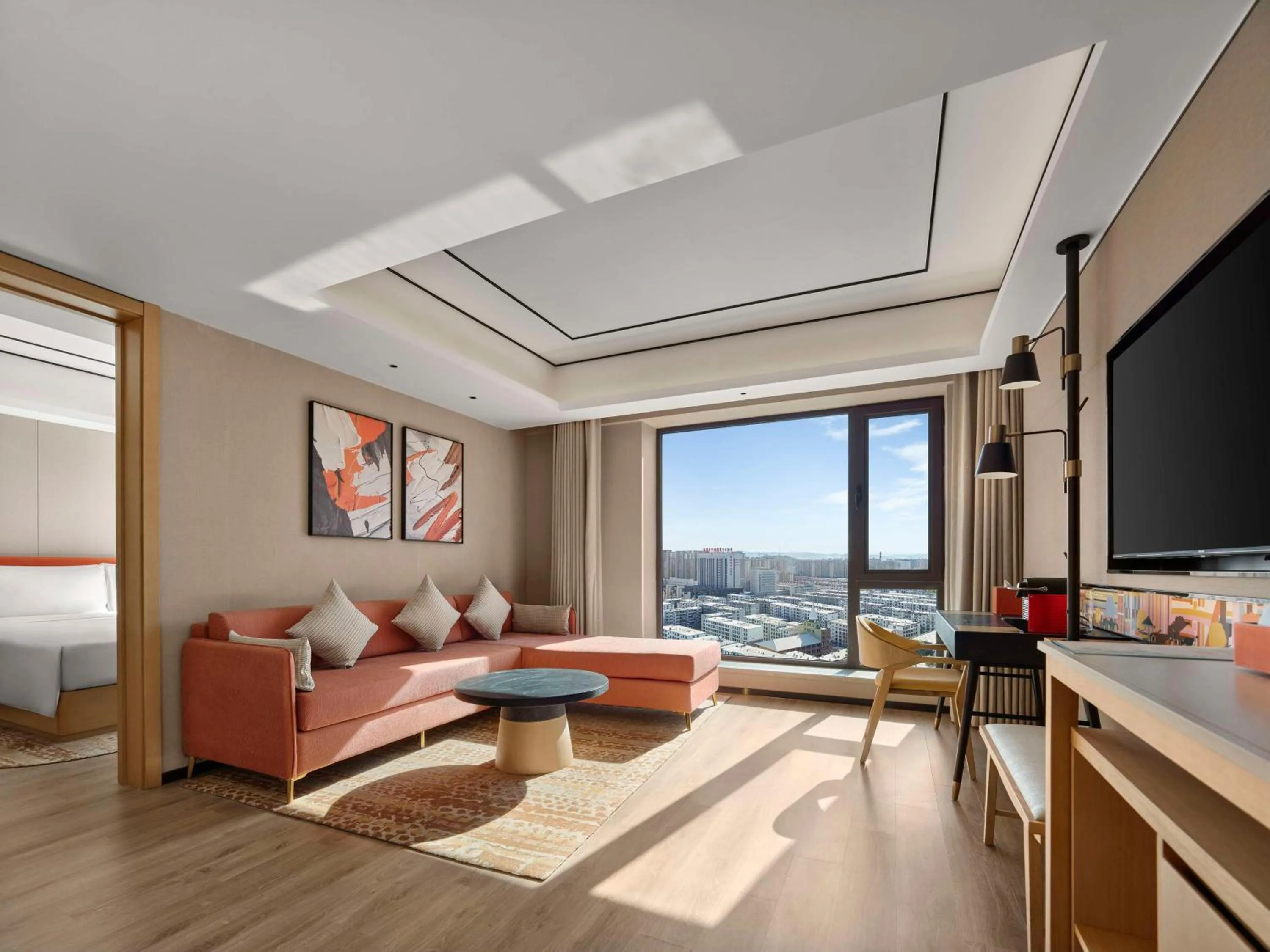 Bedroom in Hilton Garden Inn Anshan Haicheng