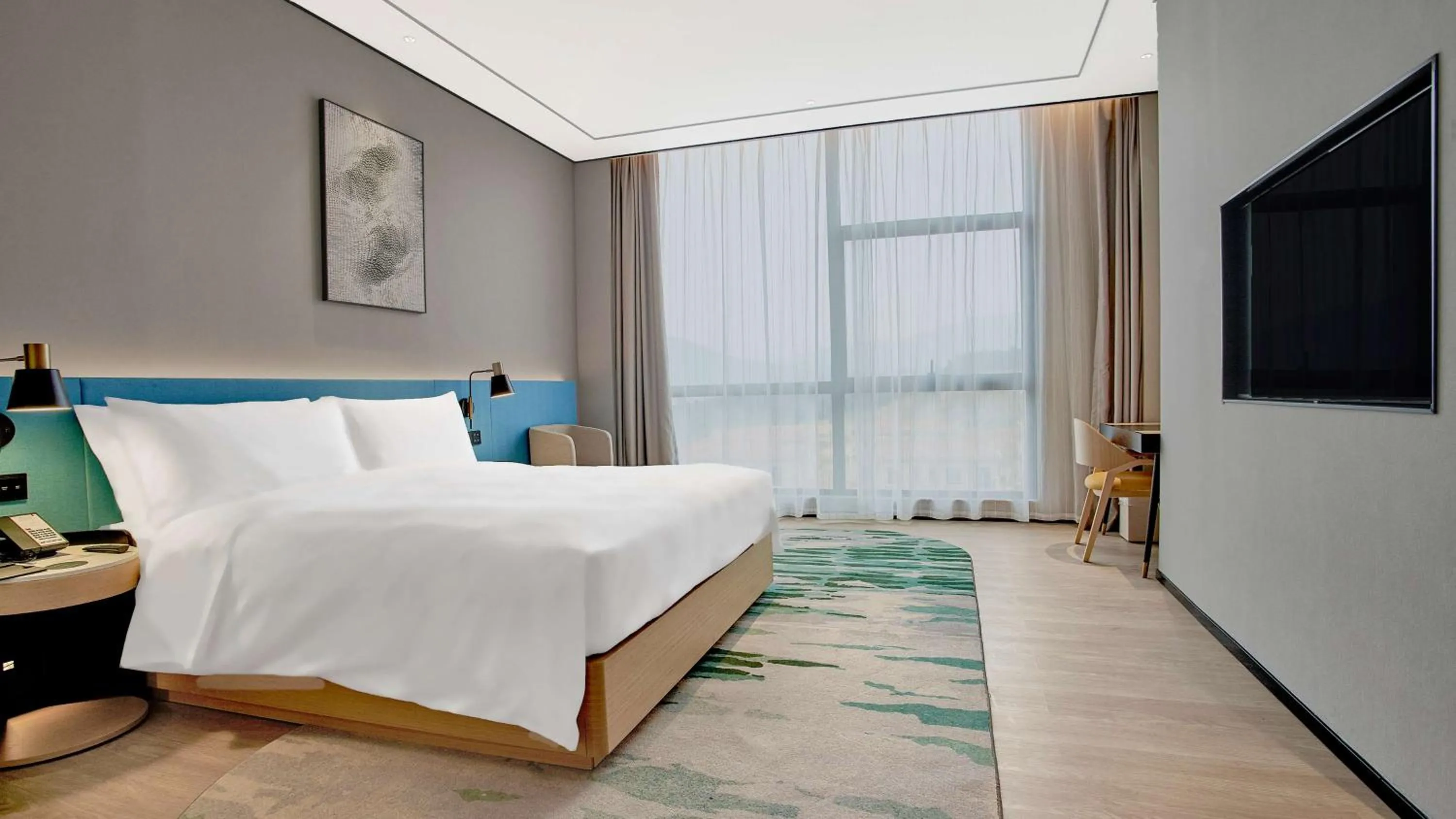 Bed in Hilton Garden Inn Chenzhou Beihu