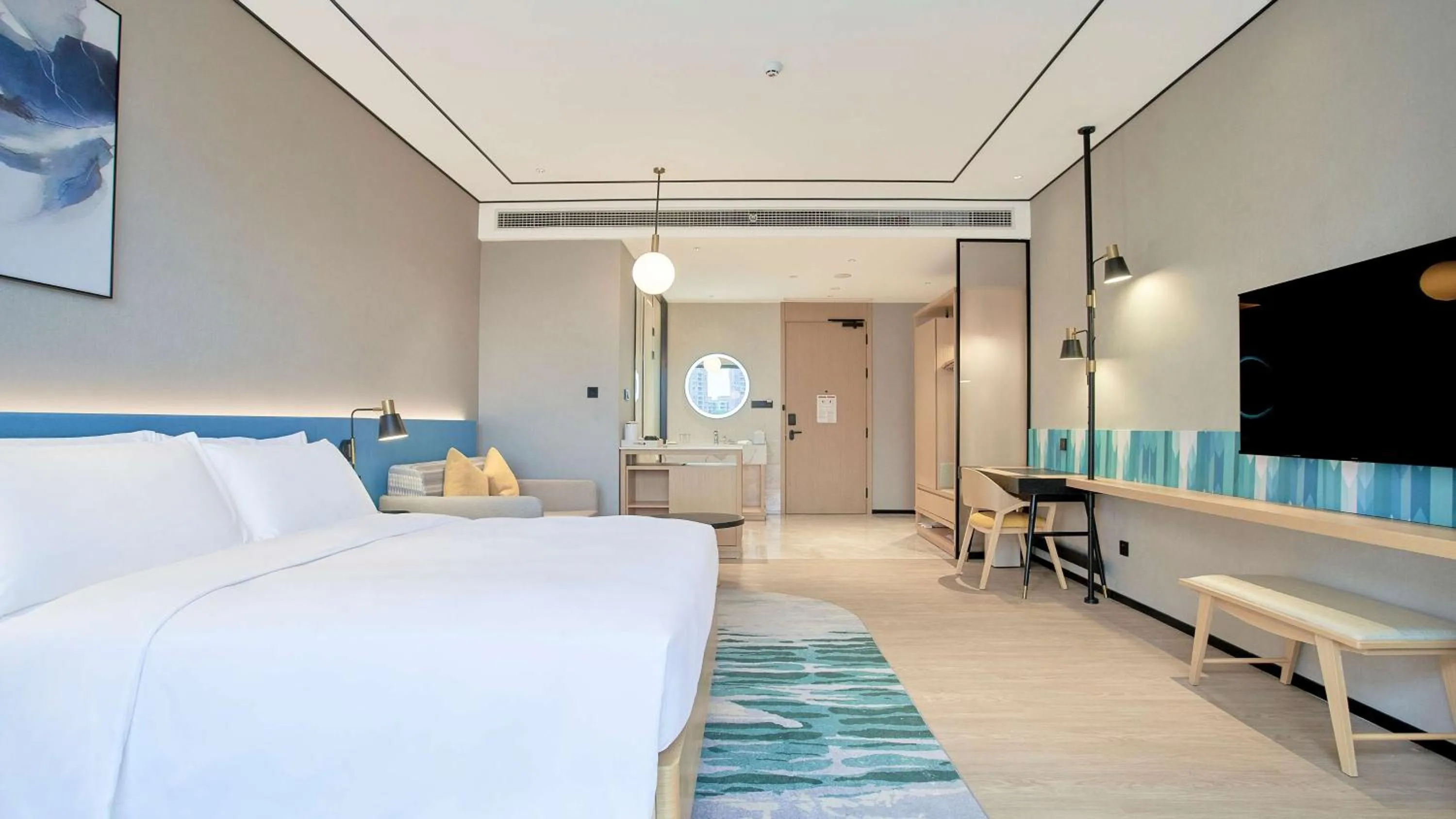 Bedroom, Bed in Hilton Garden Inn Chenzhou Beihu