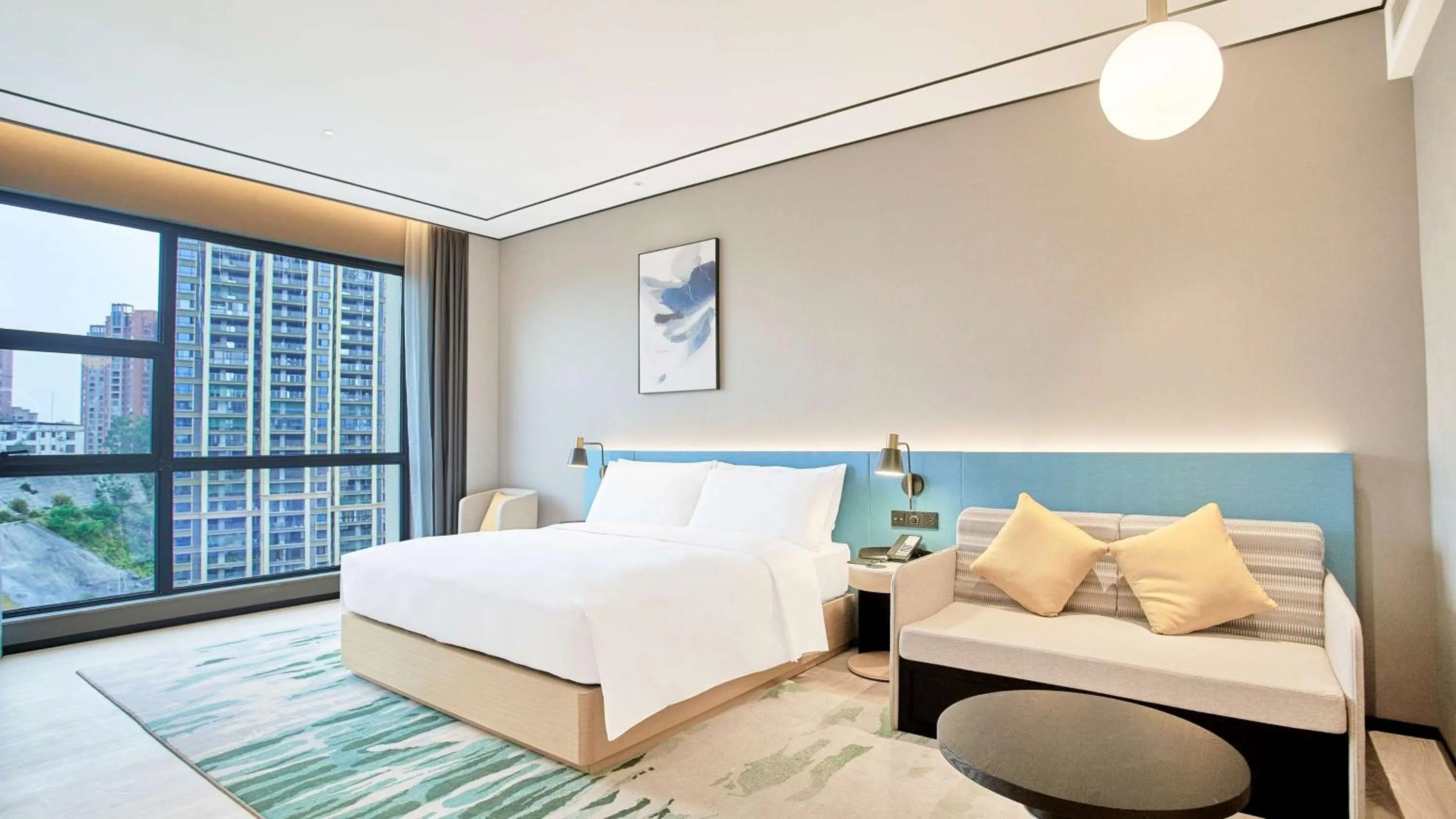 Bed in Hilton Garden Inn Chenzhou Beihu