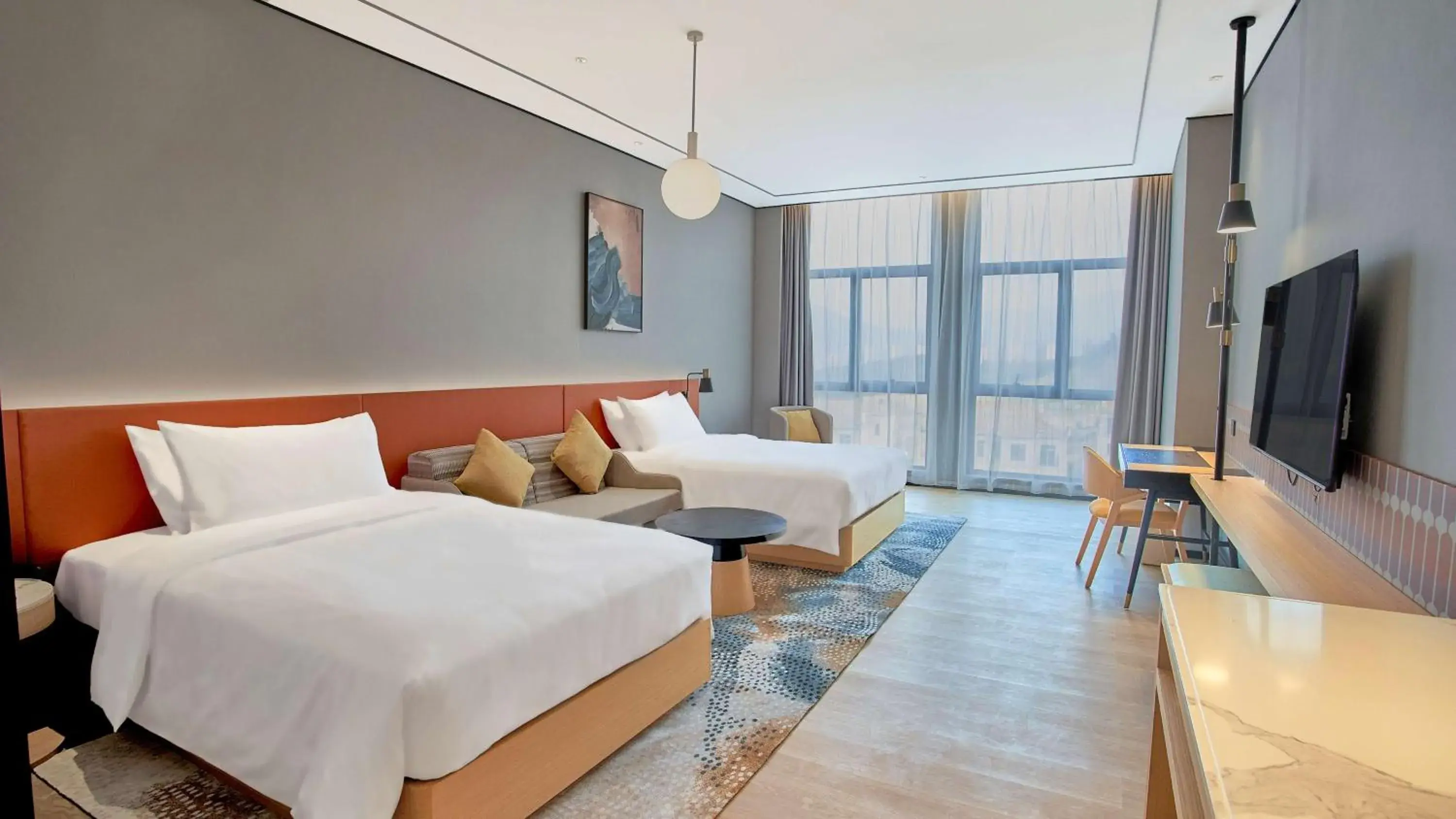 Superior Twin Room - High Floor in Hilton Garden Inn Chenzhou Beihu Superior Twin Room - High Floor in Hilton Garden Inn Chenzhou Beihu