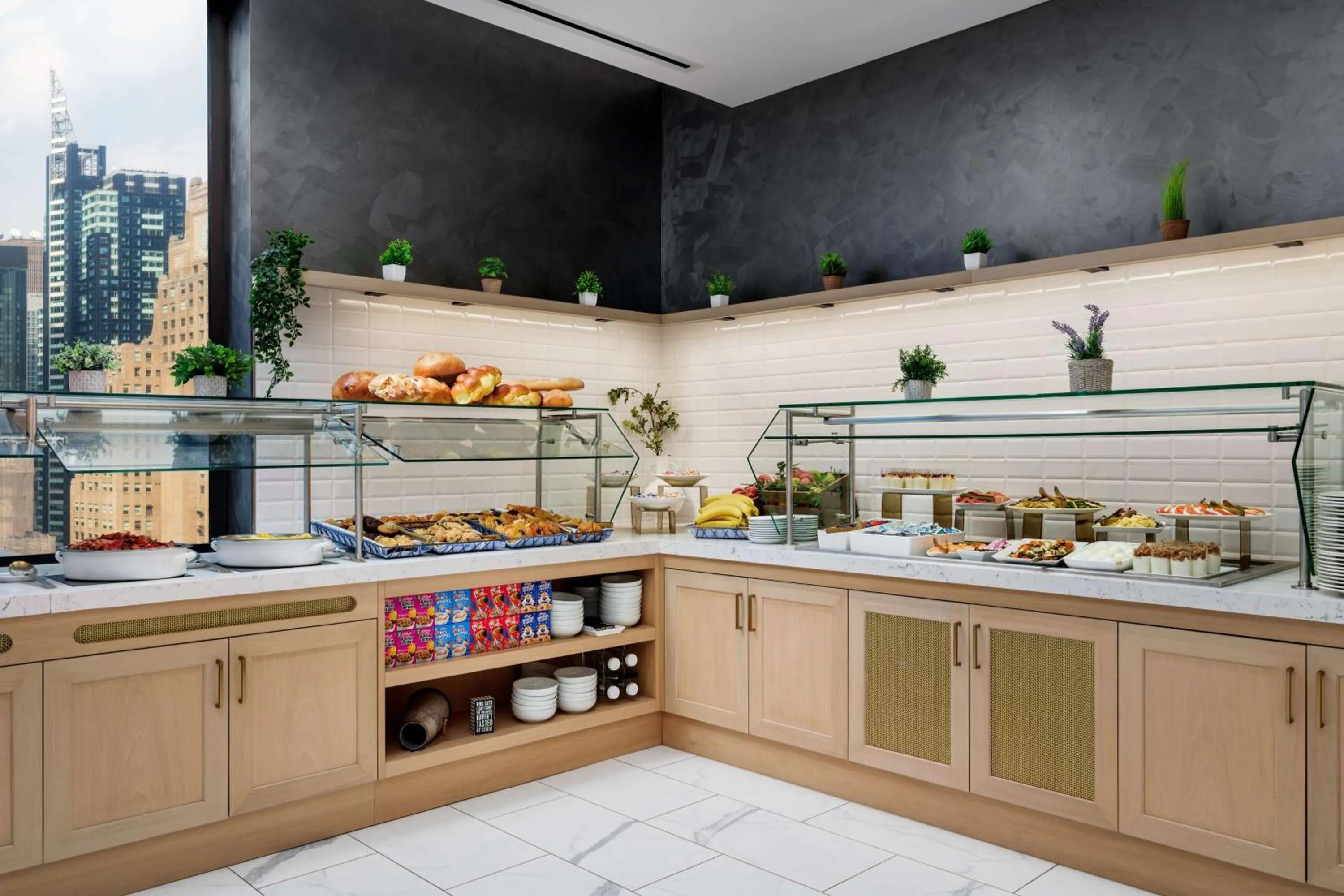 Breakfast in Hilton New York Times Square