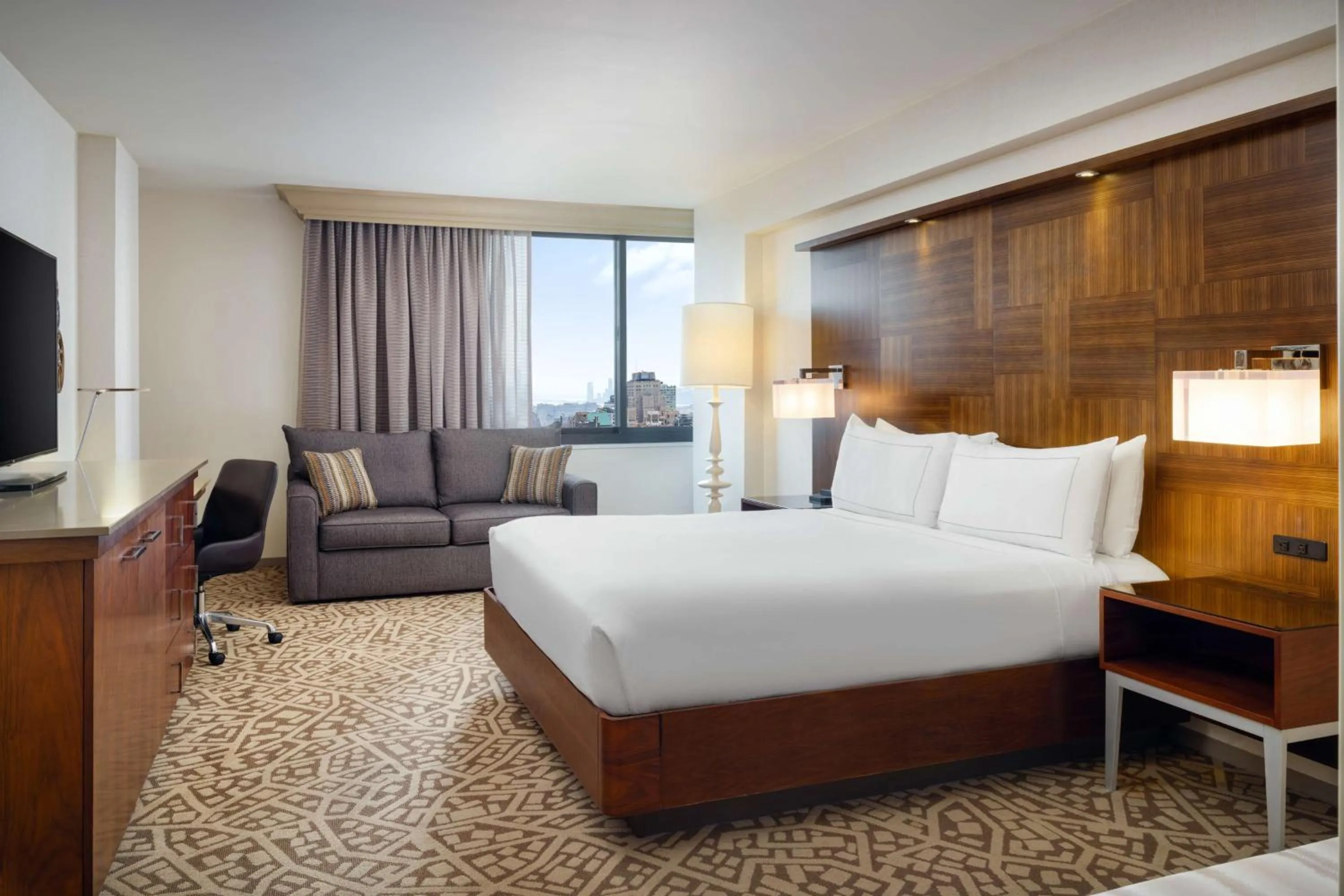 Bed in Hilton New York Times Square