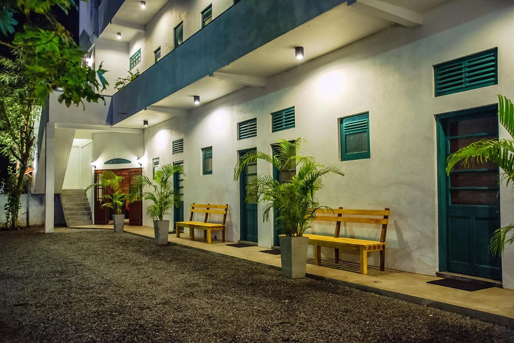 Facade/entrance in Colombo Beach Hostel